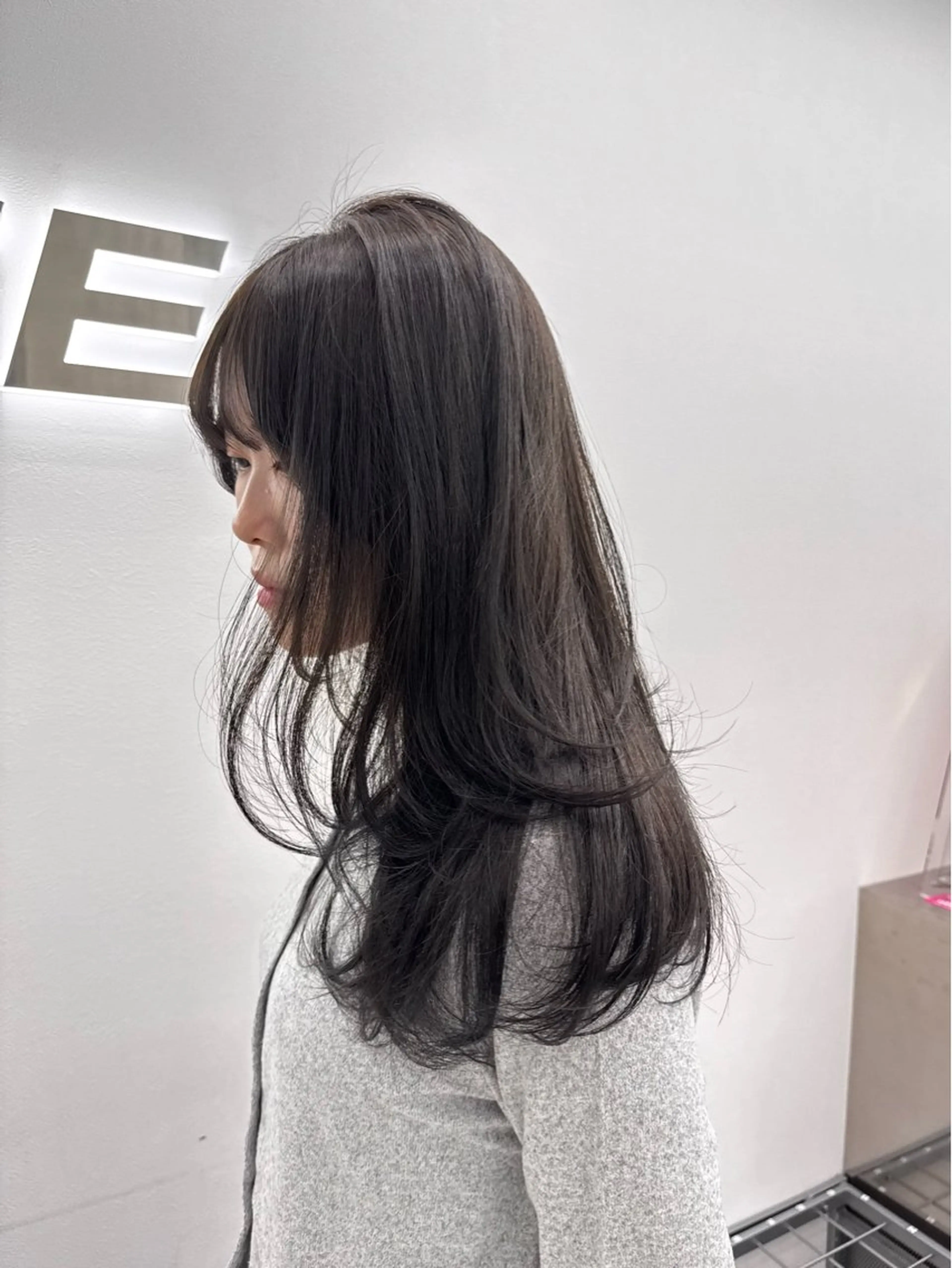 ロング カット ヘアカラー GO TODAY 原宿Verno店所属・韓国系支持率No.1 レイヤー特化/きょうのヘアスタイル