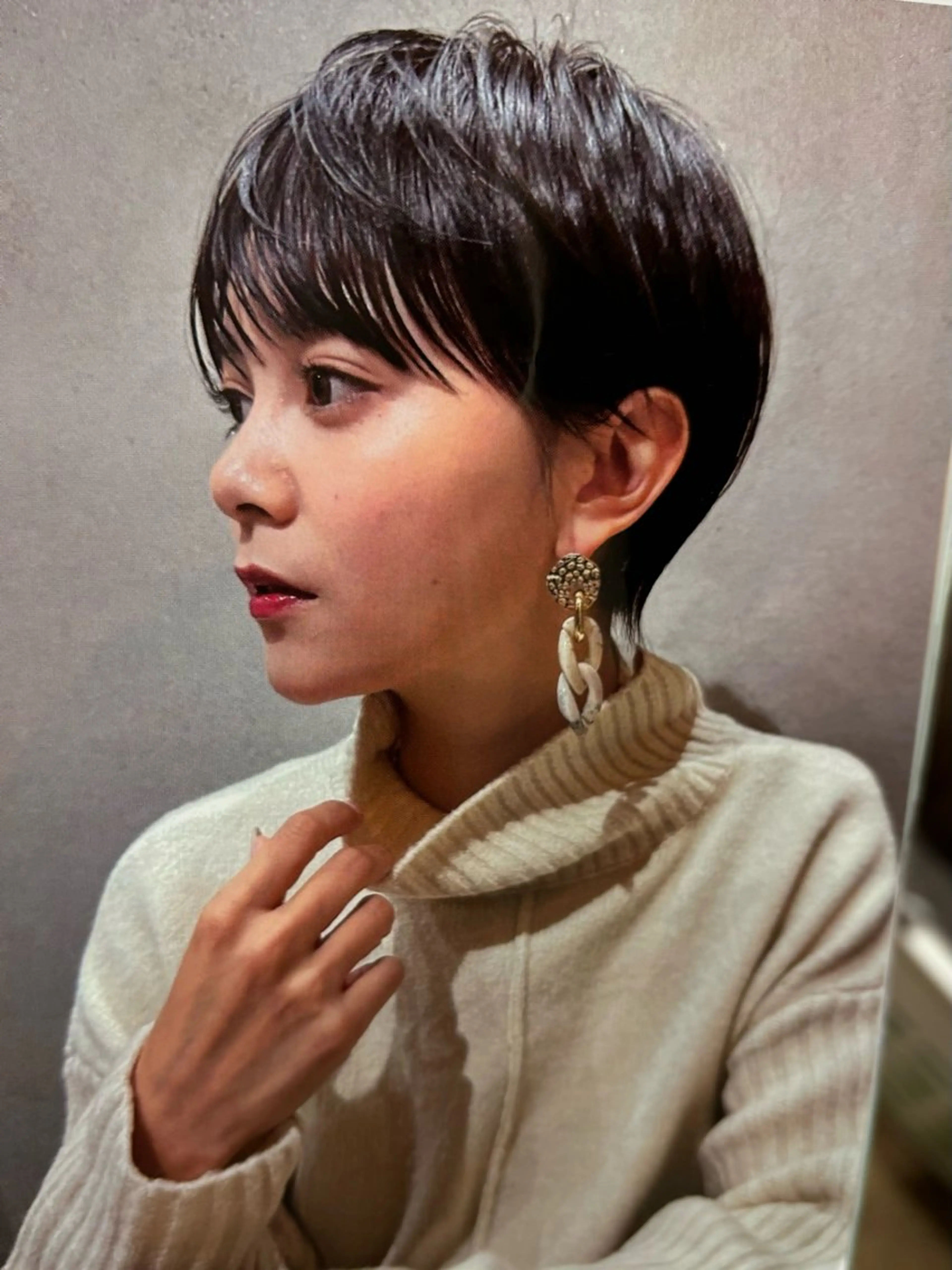 ショート レイヤー/透明感 カラー/nanokaのヘアスタイル