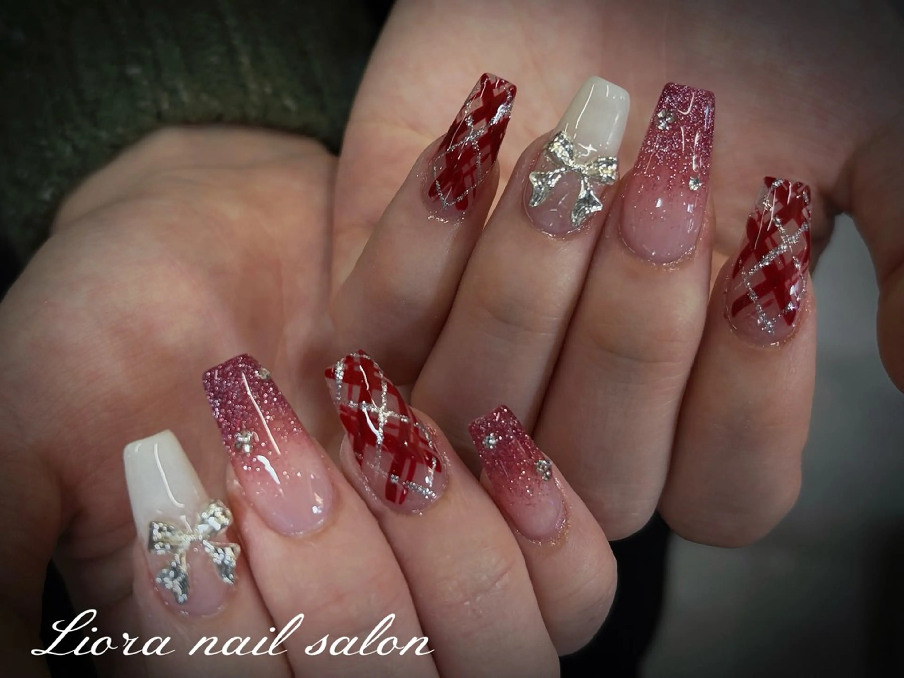 ネイル チークネイル フットネイル フレンチネイル ジェルネイル ガーリー ハンドネイル Liora nail スカルプ専門店のネイルデザイン