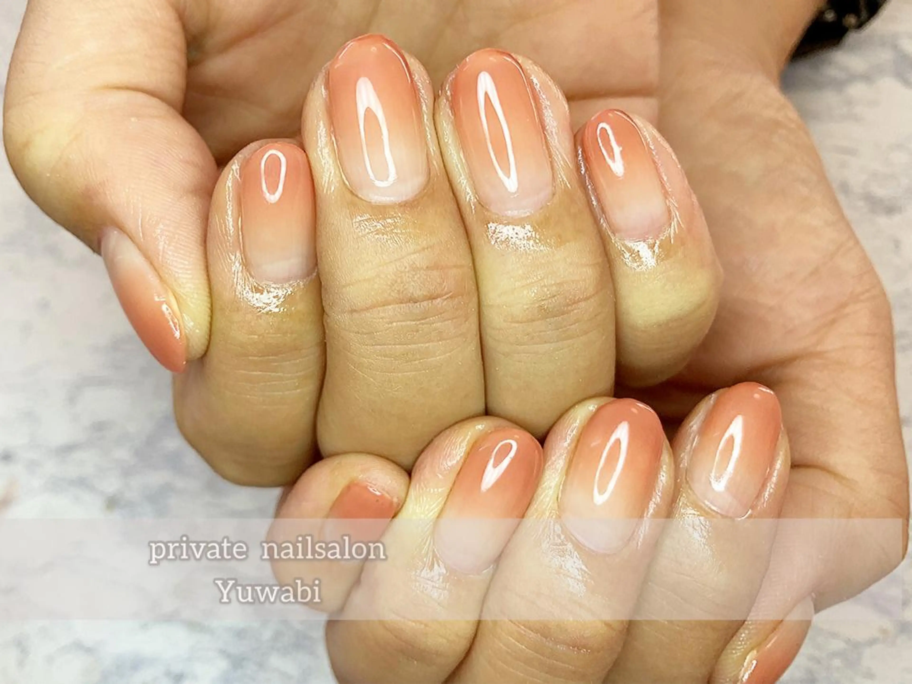 ネイル ブラウン ハンドネイル フットネイル Yuwabi Nail所属・Mimore ミモア 水戸のネイルデザイン