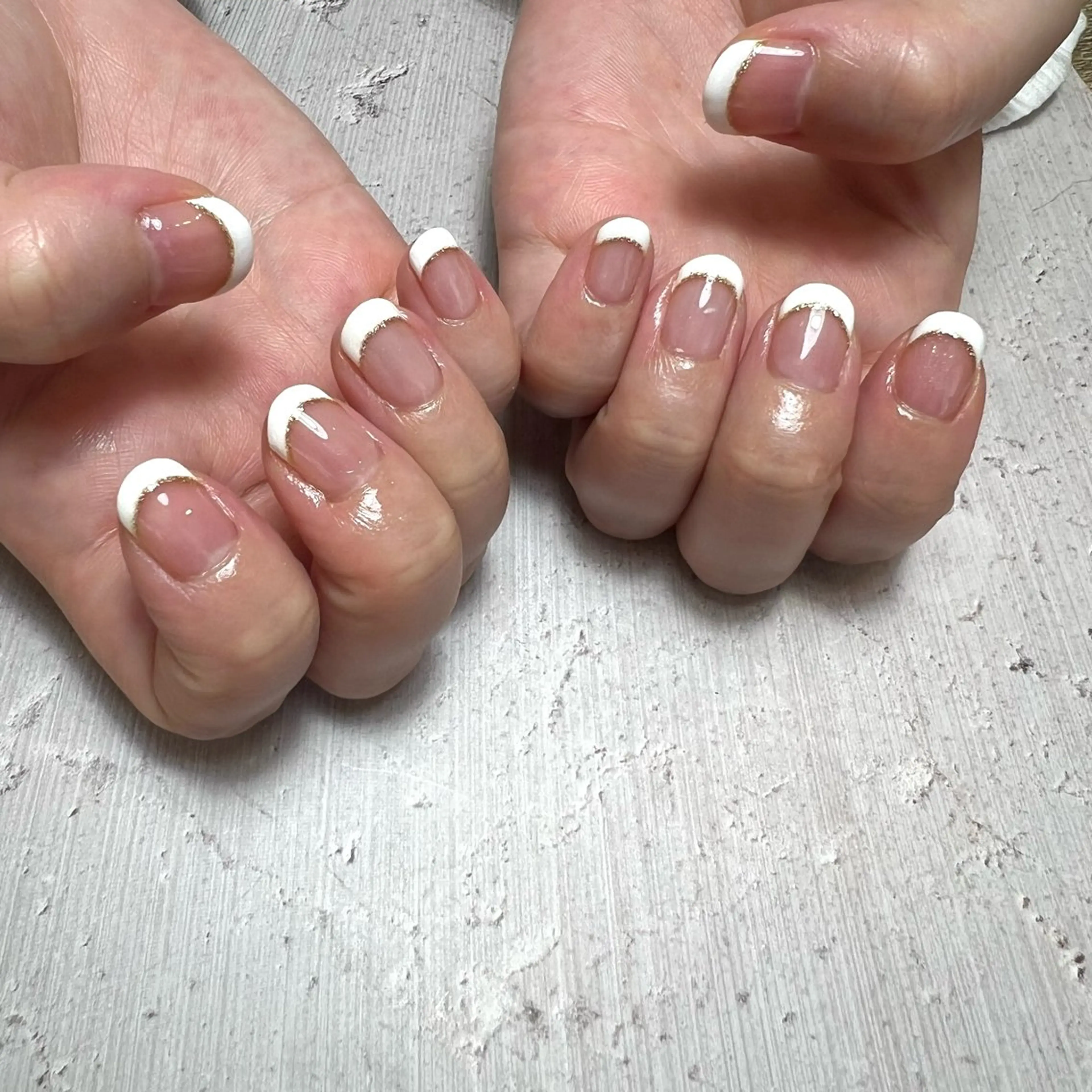 ネイル フレンチネイル twin .のネイルデザイン