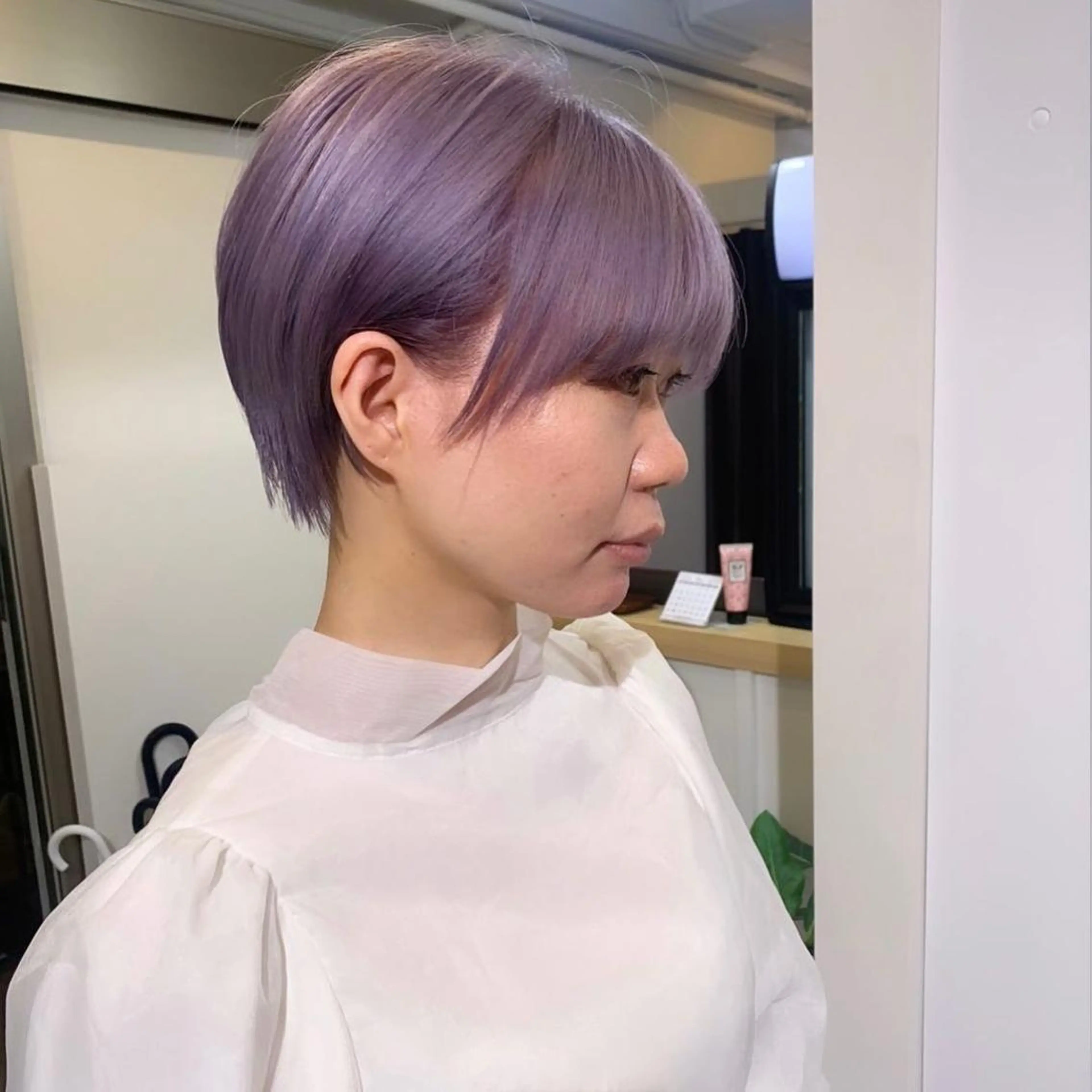 ショート カラー 髪質改善 Noe心斎橋店のヘアスタイル