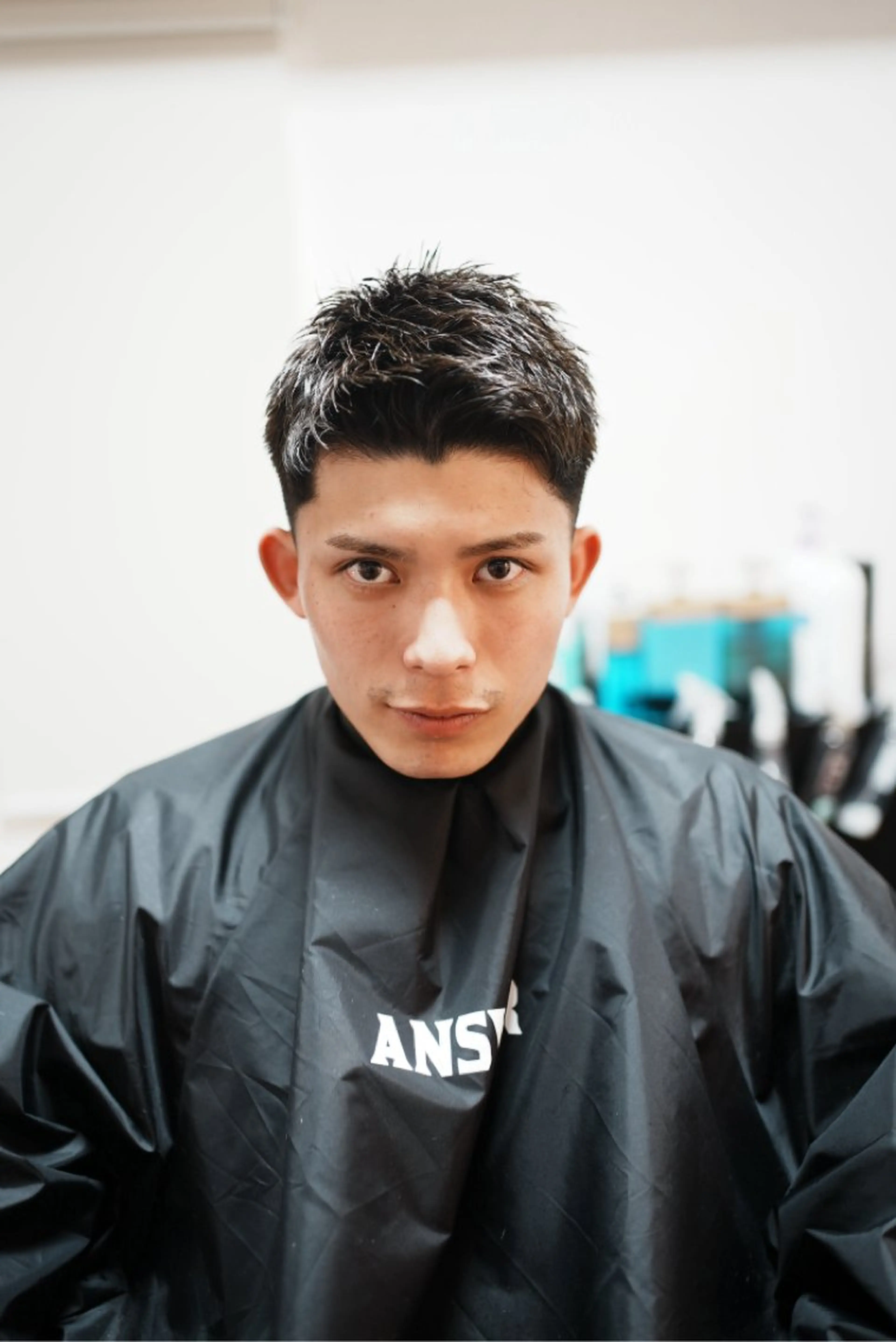 ショート メンズ フェードカット ショートヘア カット ヘアセット Men's salon ANSWER所属・メンズサロン ANSWERのヘアスタイル