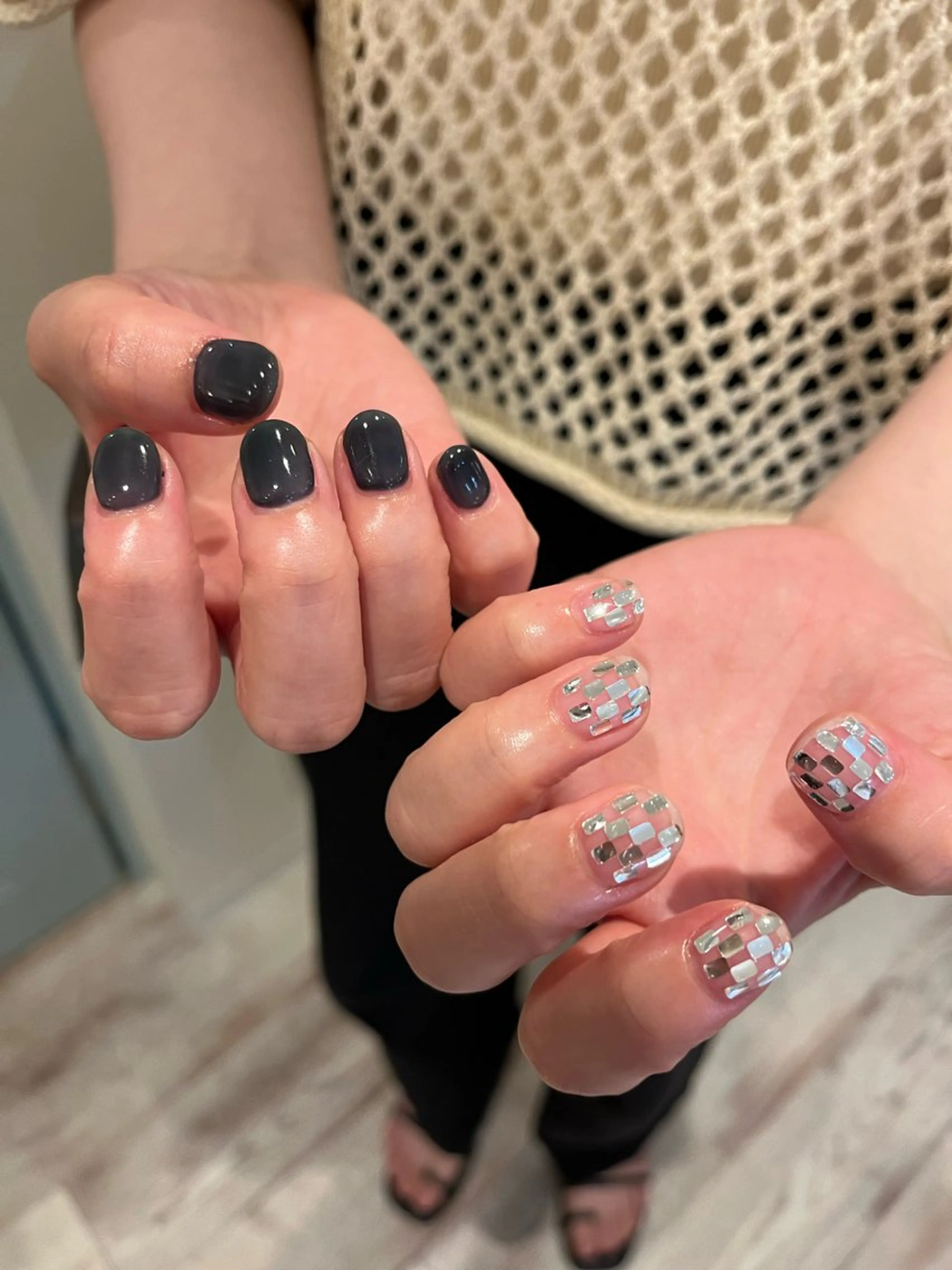 ネイル ハンドネイル une／YUKINA 🫧大人nuanceのネイルデザイン