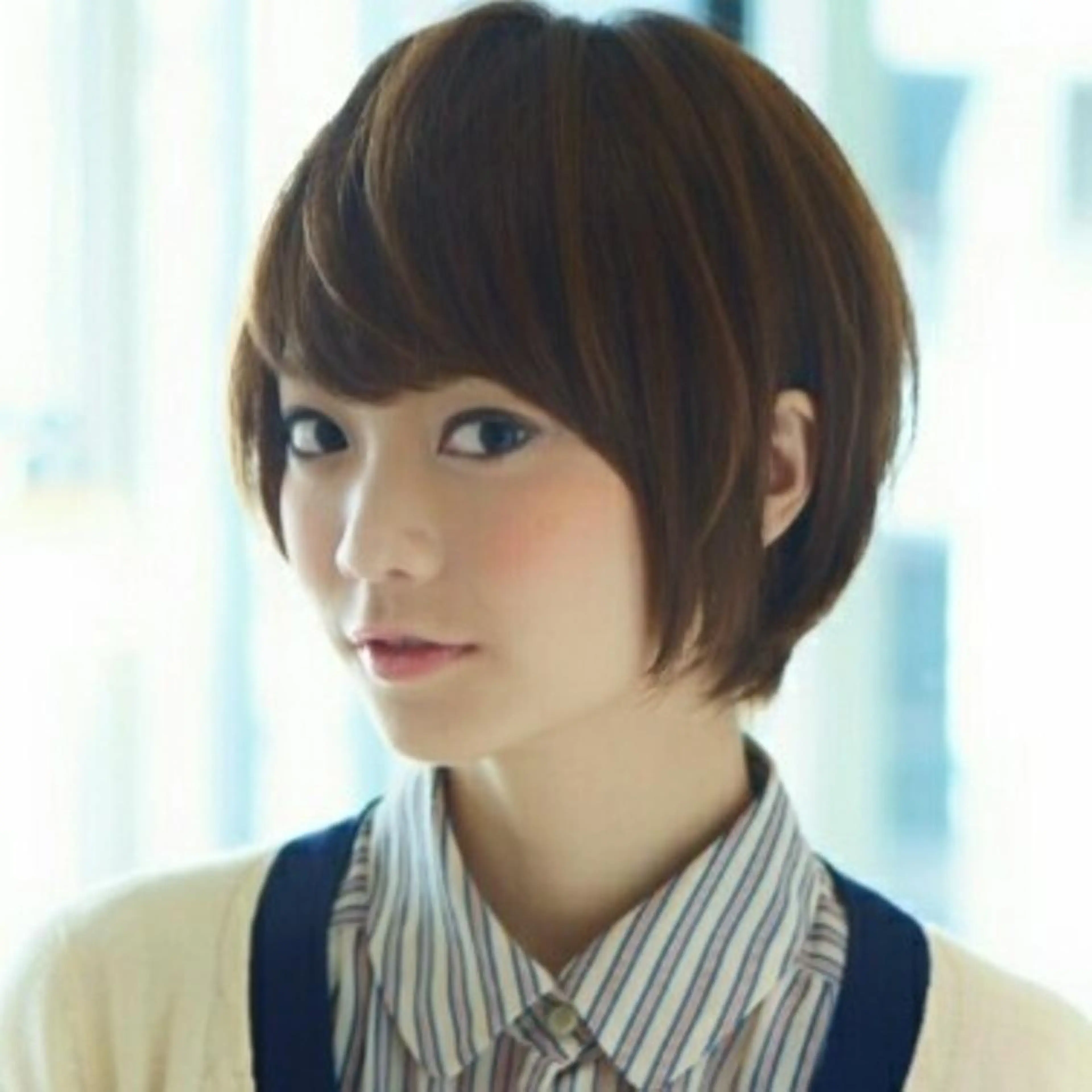 ショート カラー パーマ ショートボブ ボブ ショートヘア iplus まつげ、眉毛、耳つぼのマツエク・マツパデザイン