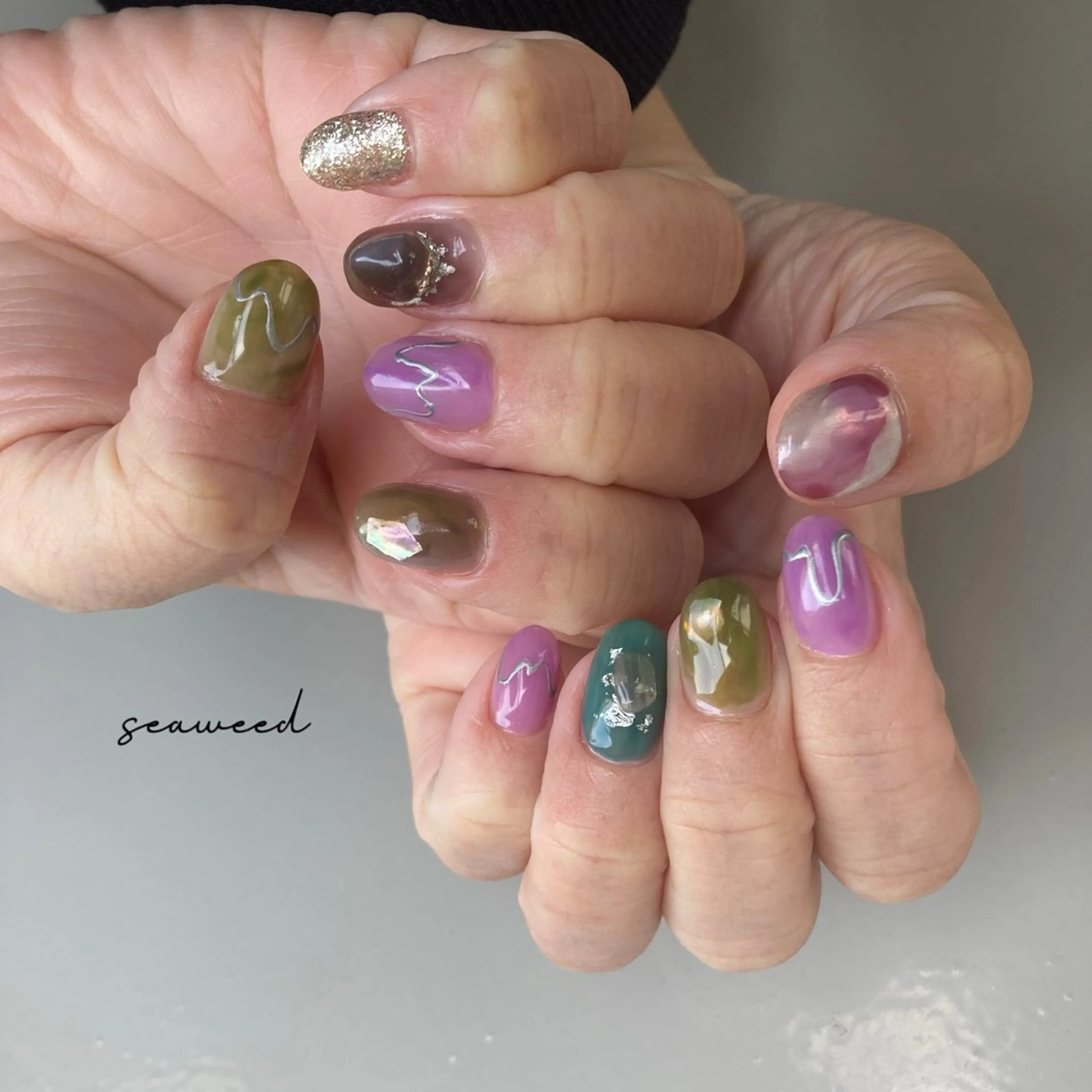 ネイル seaweed nailのネイルデザイン