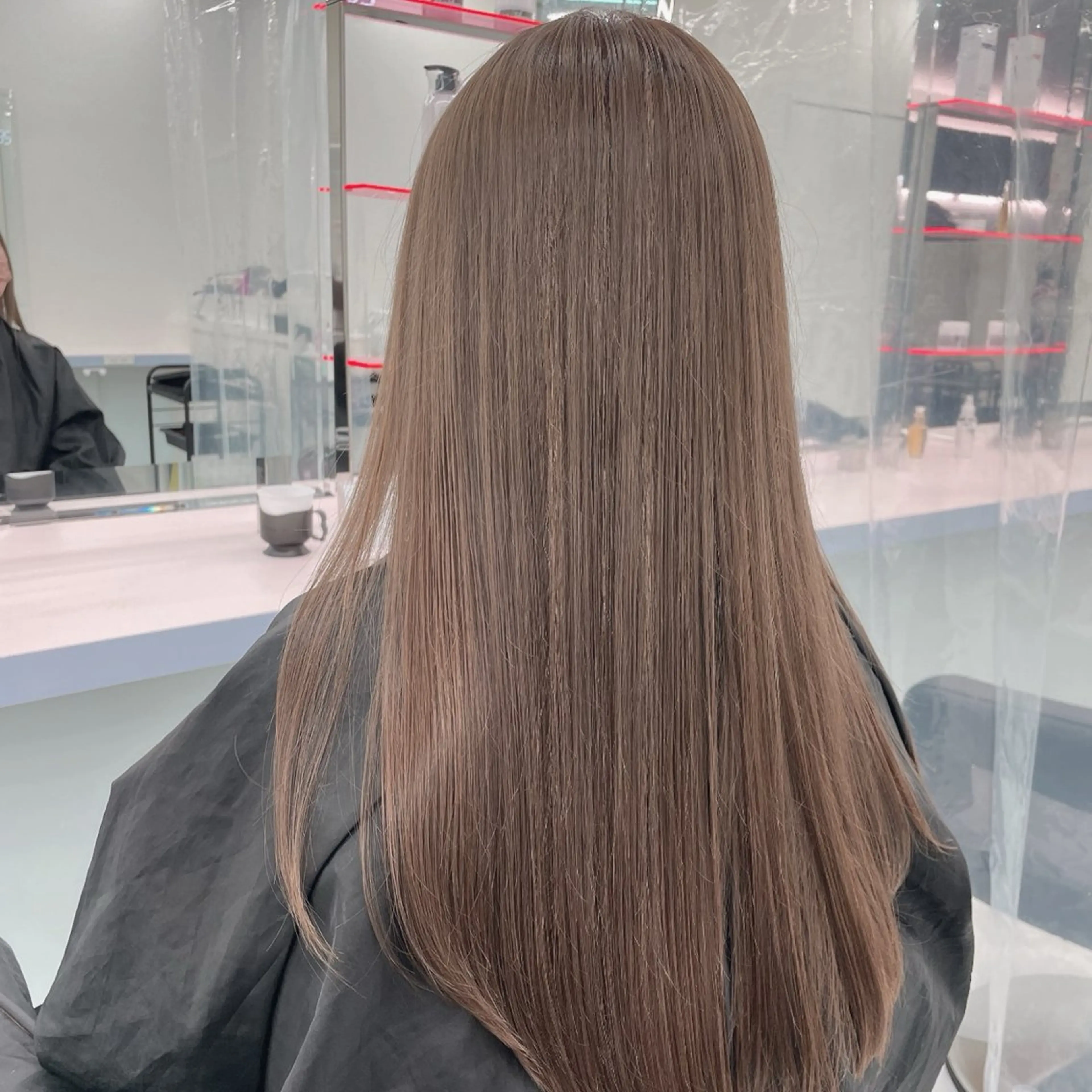 ロング カラー パーマ ヘアアレンジ メンズ 🤍透明感カラー🤍 ブリーチ🤍AINEのヘアスタイル