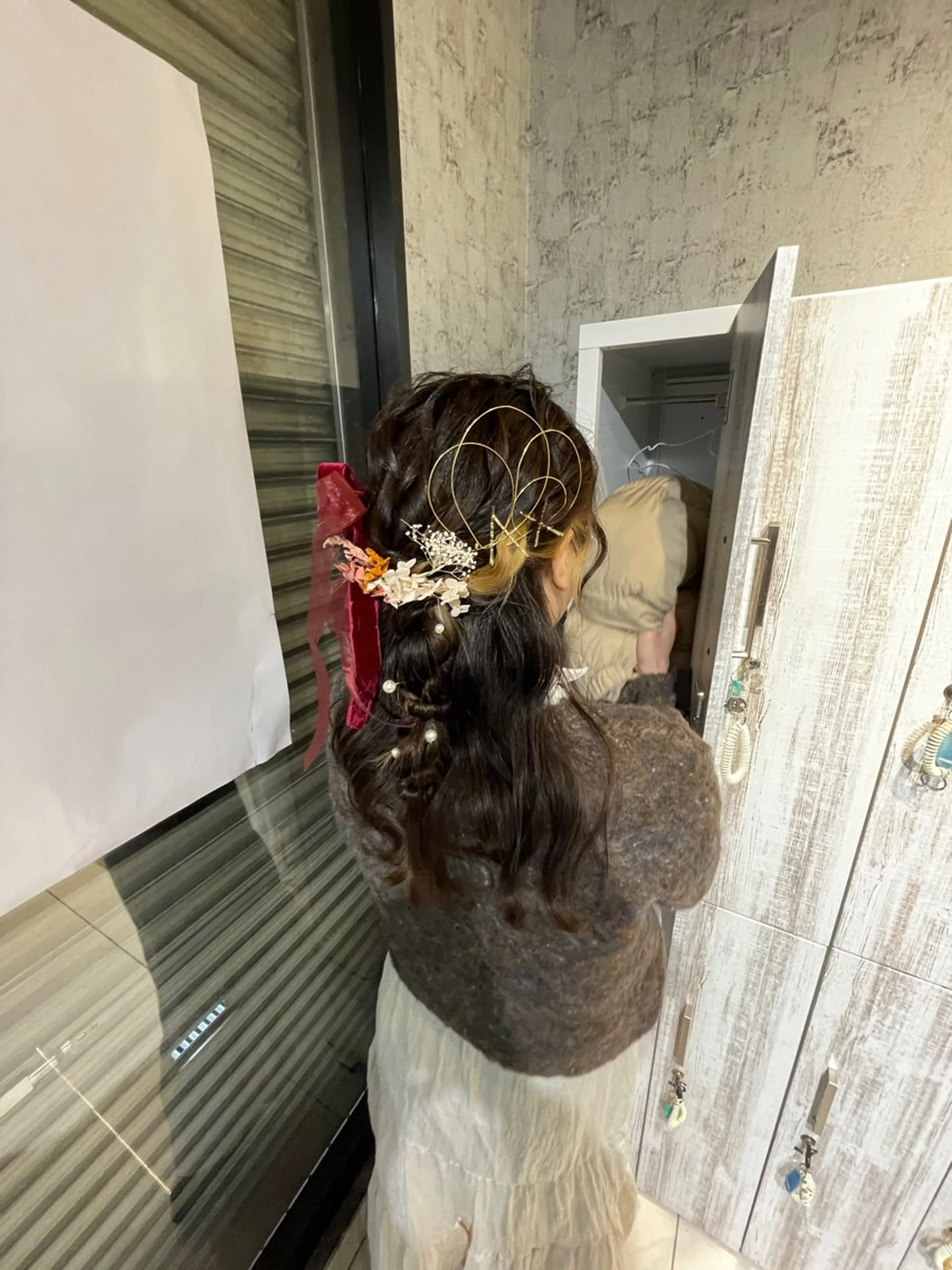 ヘアアレンジ ヘアセット 🖤sumire🖤 men'sアイブロウのマツエク・マツパデザイン