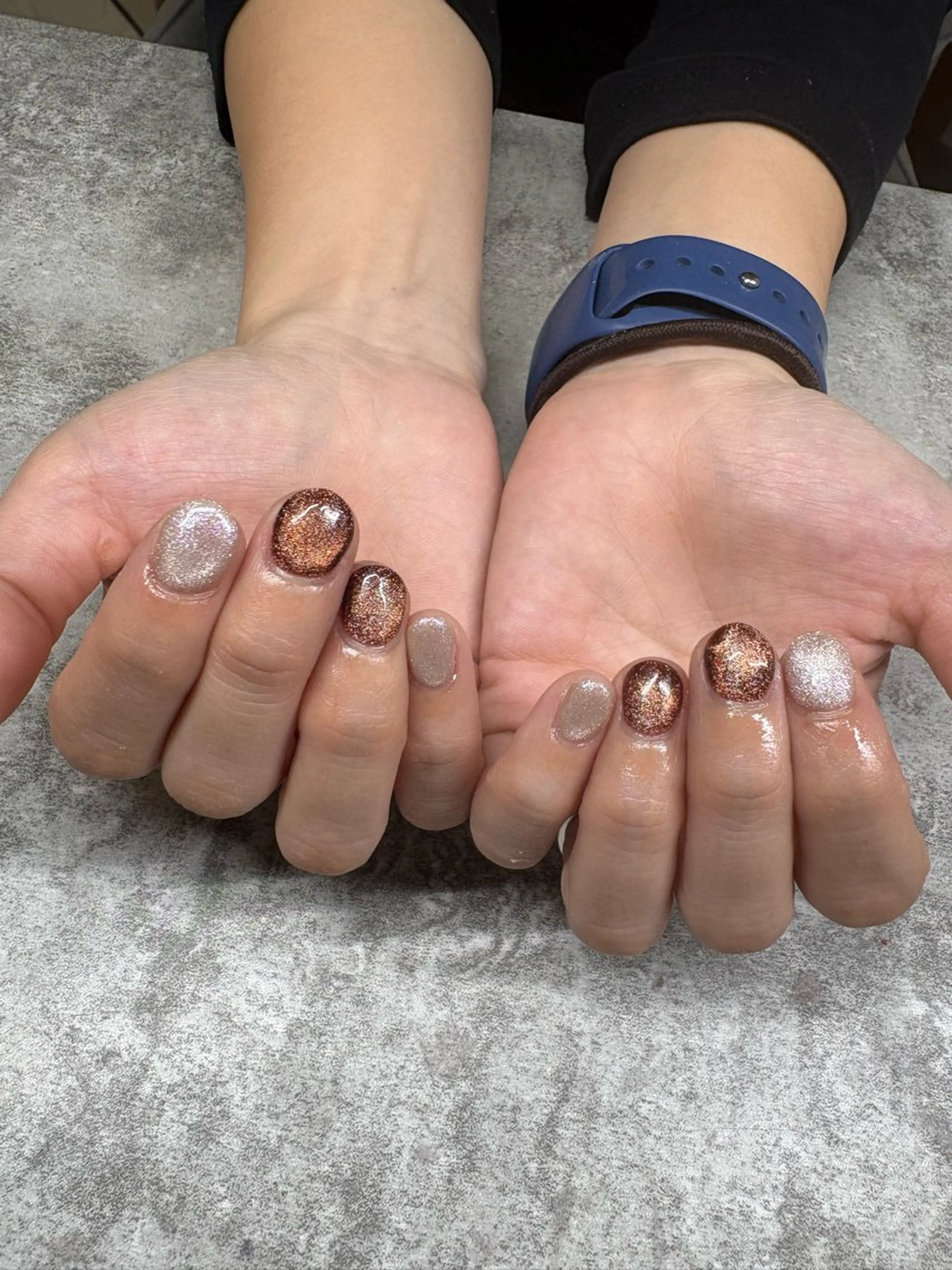 ネイル マグネットネイル ハンドネイル パラジェルフィルイン マグネット/倉持のネイルデザイン