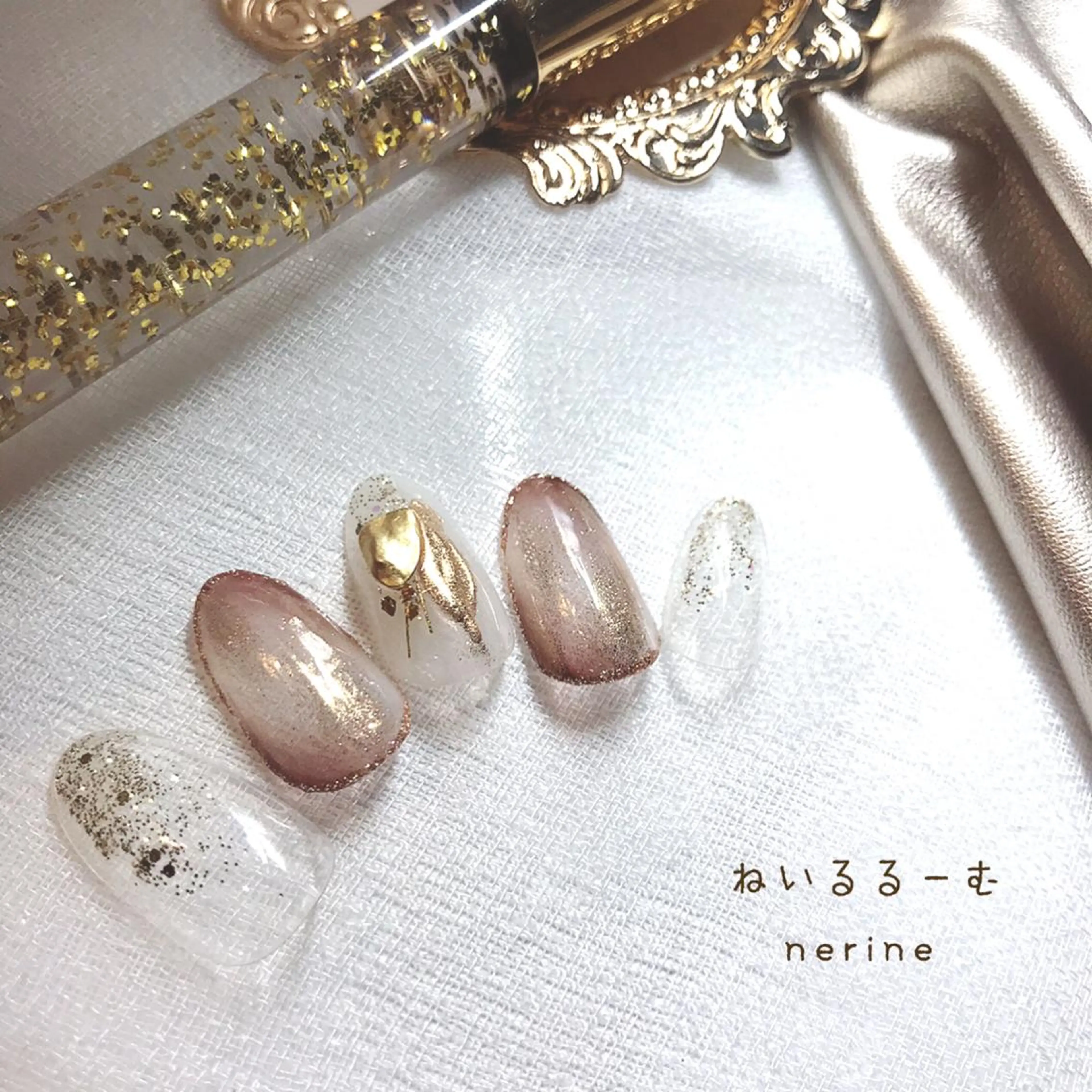ネイル フットネイル ジェルネイル ニュアンスネイル シンプルネイル ストーンネイル NAILST Naomiのネイルデザイン