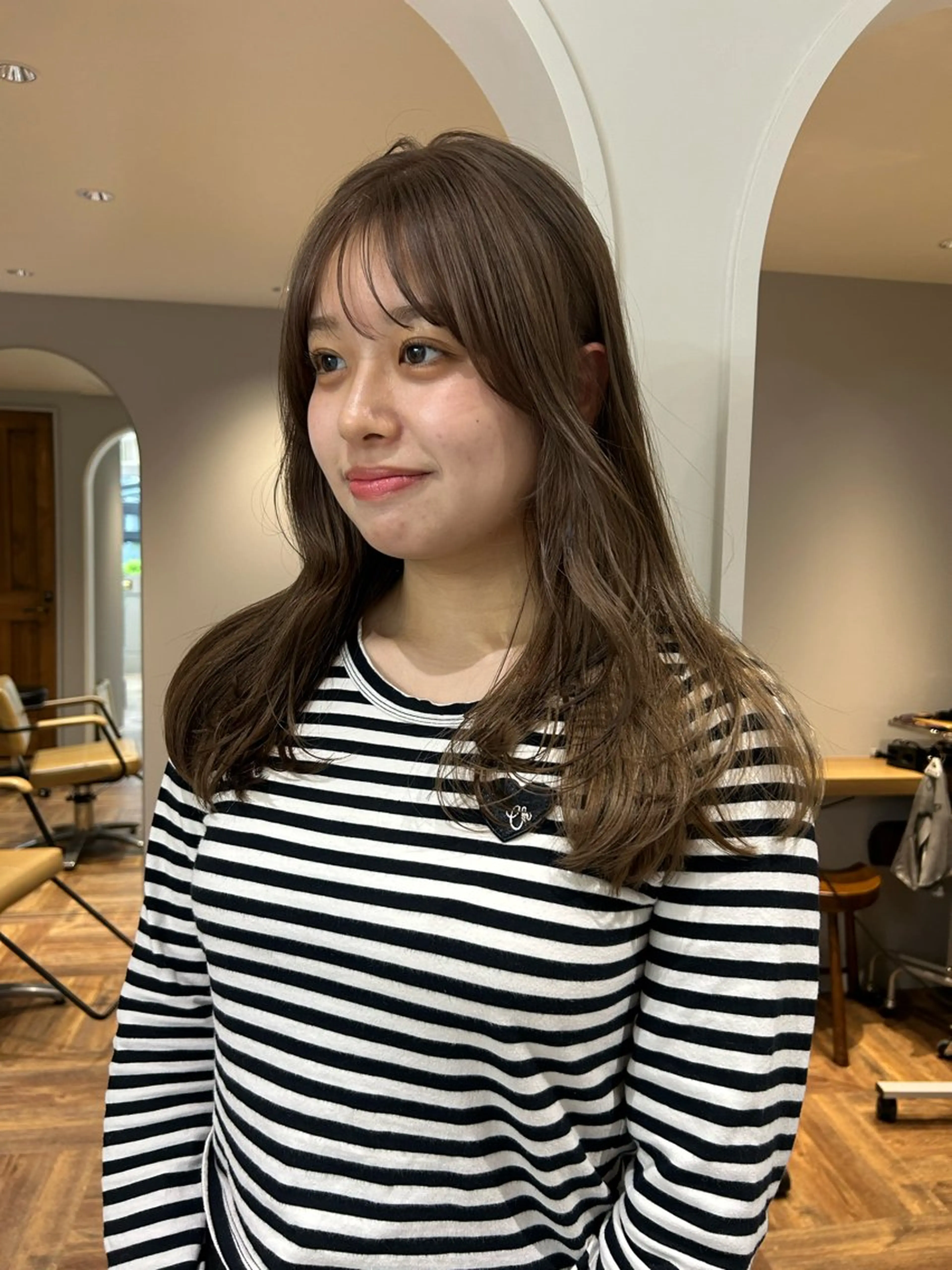 ロング カラー ヘアカラー トリートメント じゅわっと暖色カラー 🍊Moemiのヘアスタイル