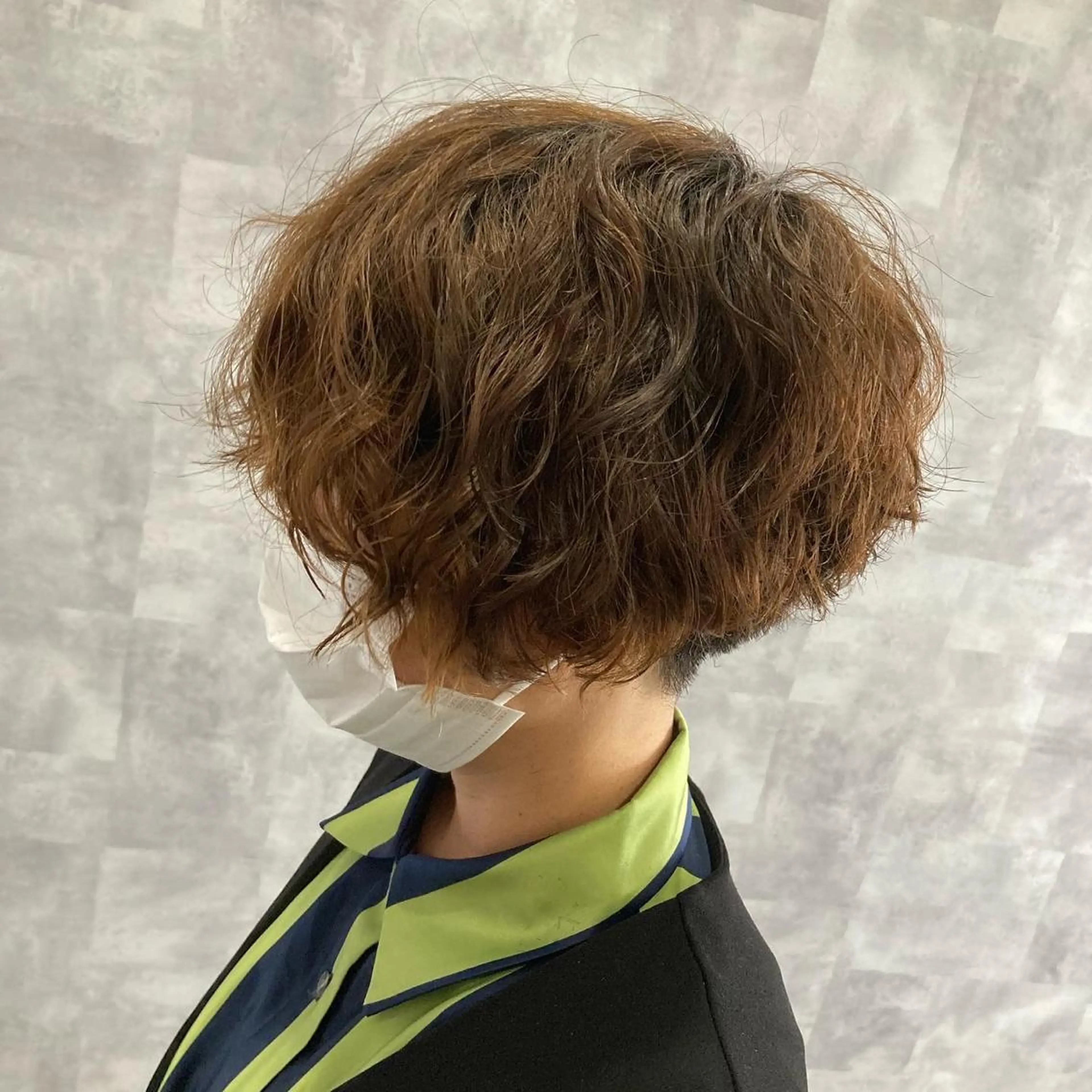 ショート パーマ レイヤーカット ✨藤原のヘアスタイル