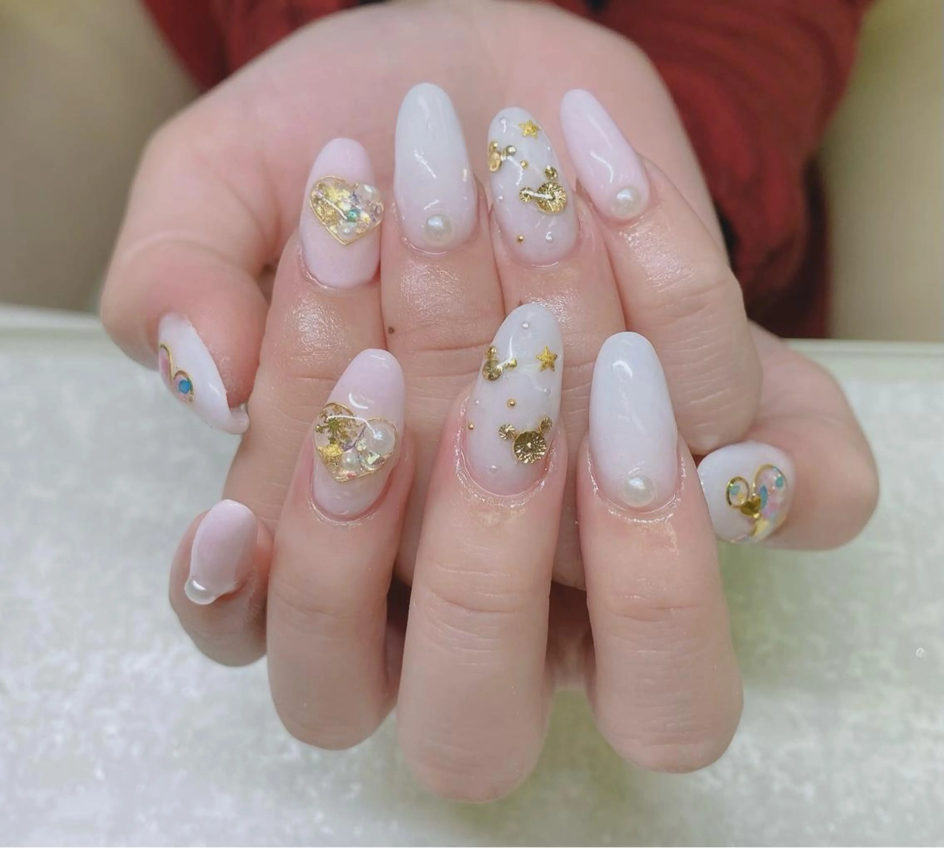 ミディアム ハンドネイル JNA認定講師🌸 RIEのネイルデザイン