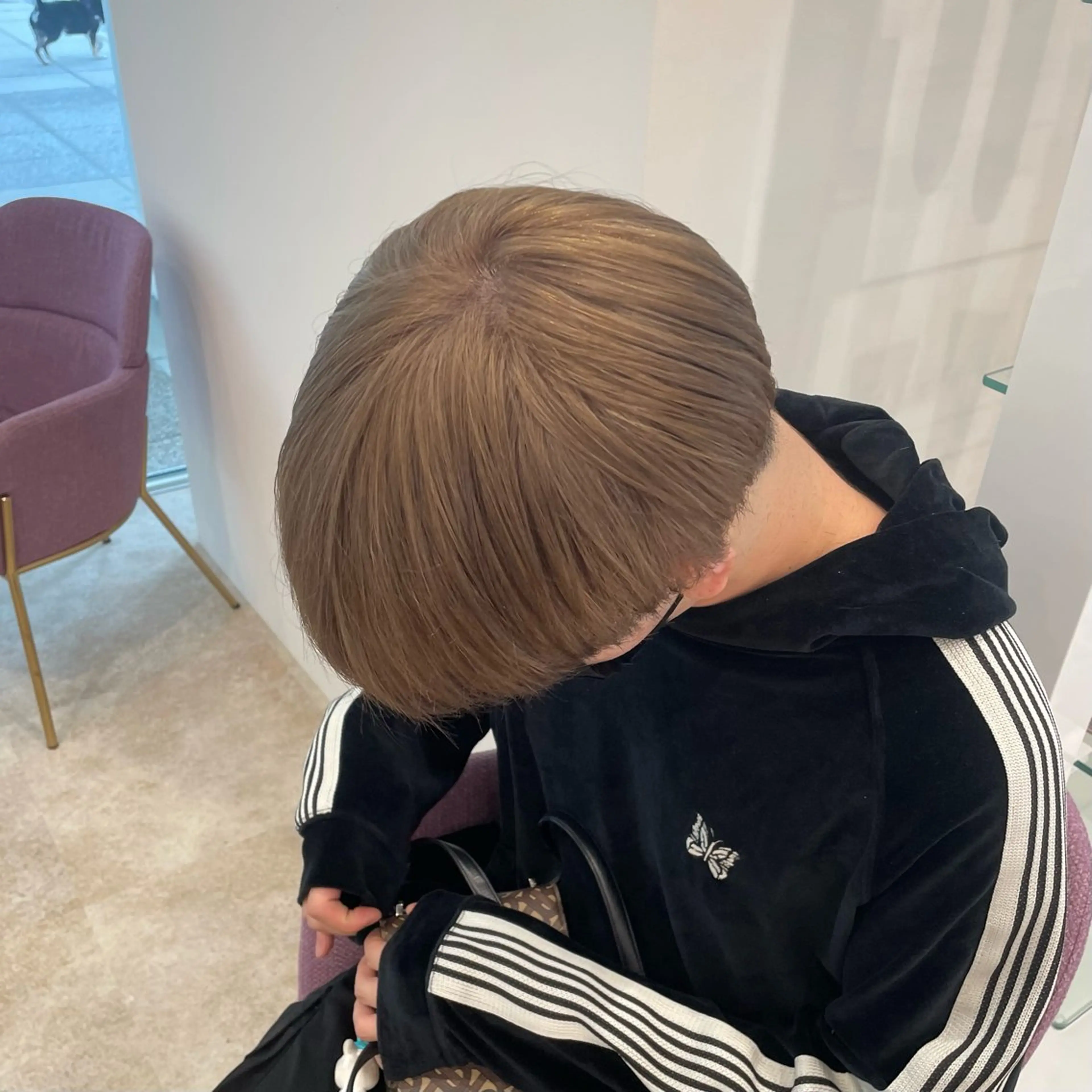 【ブリーチ(リタッチ)】+【オンカラー】の写真