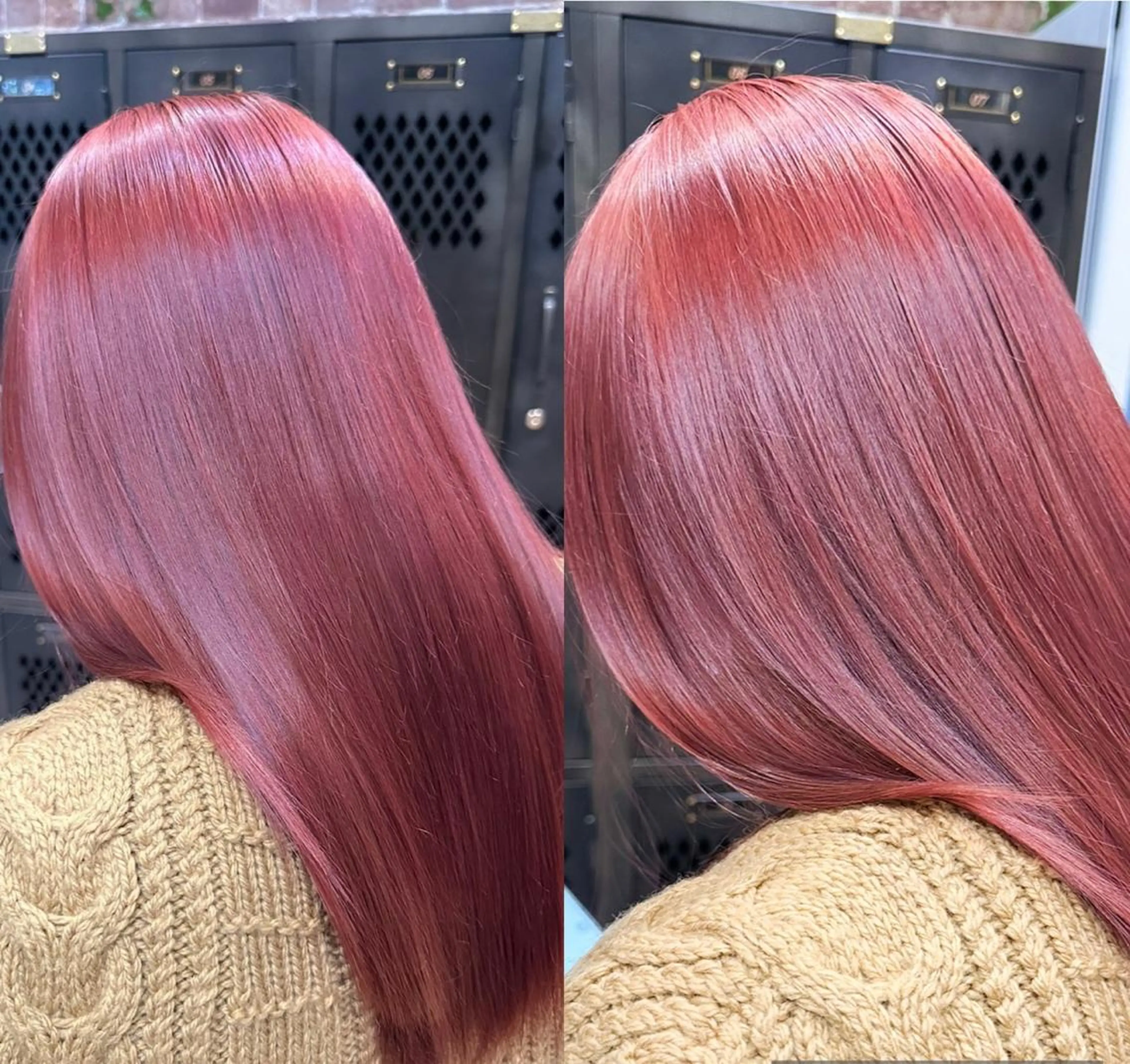 セミロング セミロングパーマ ボブ デート ハイライト 髪質改善 ヘアカラー トリートメント 【20代ダメージ毛に 髪質改善】のヘアスタイル