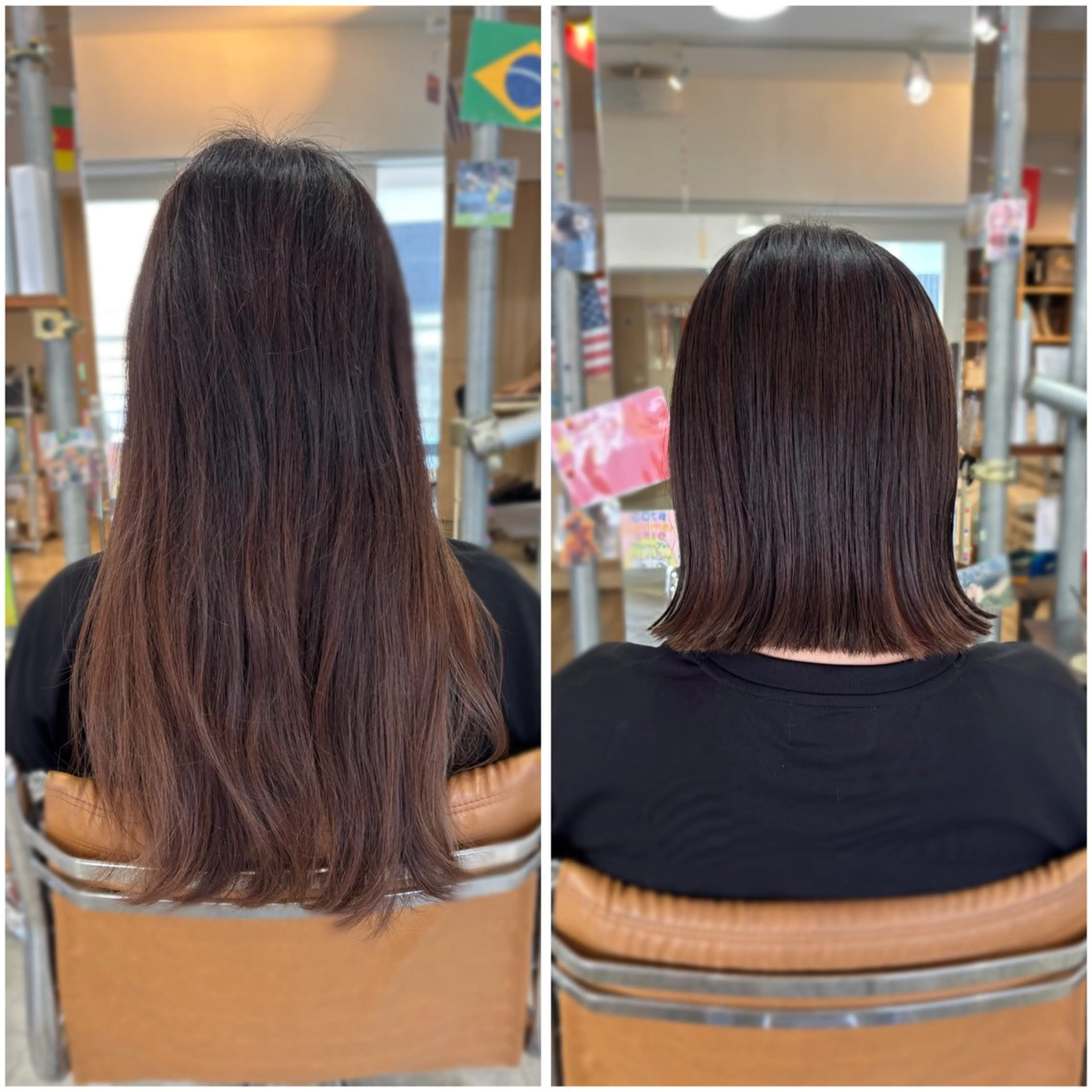 ミディアム カット 縮毛矯正 トリートメント 髪質改善/ヘアケア coiiはしもとはなのヘアスタイル