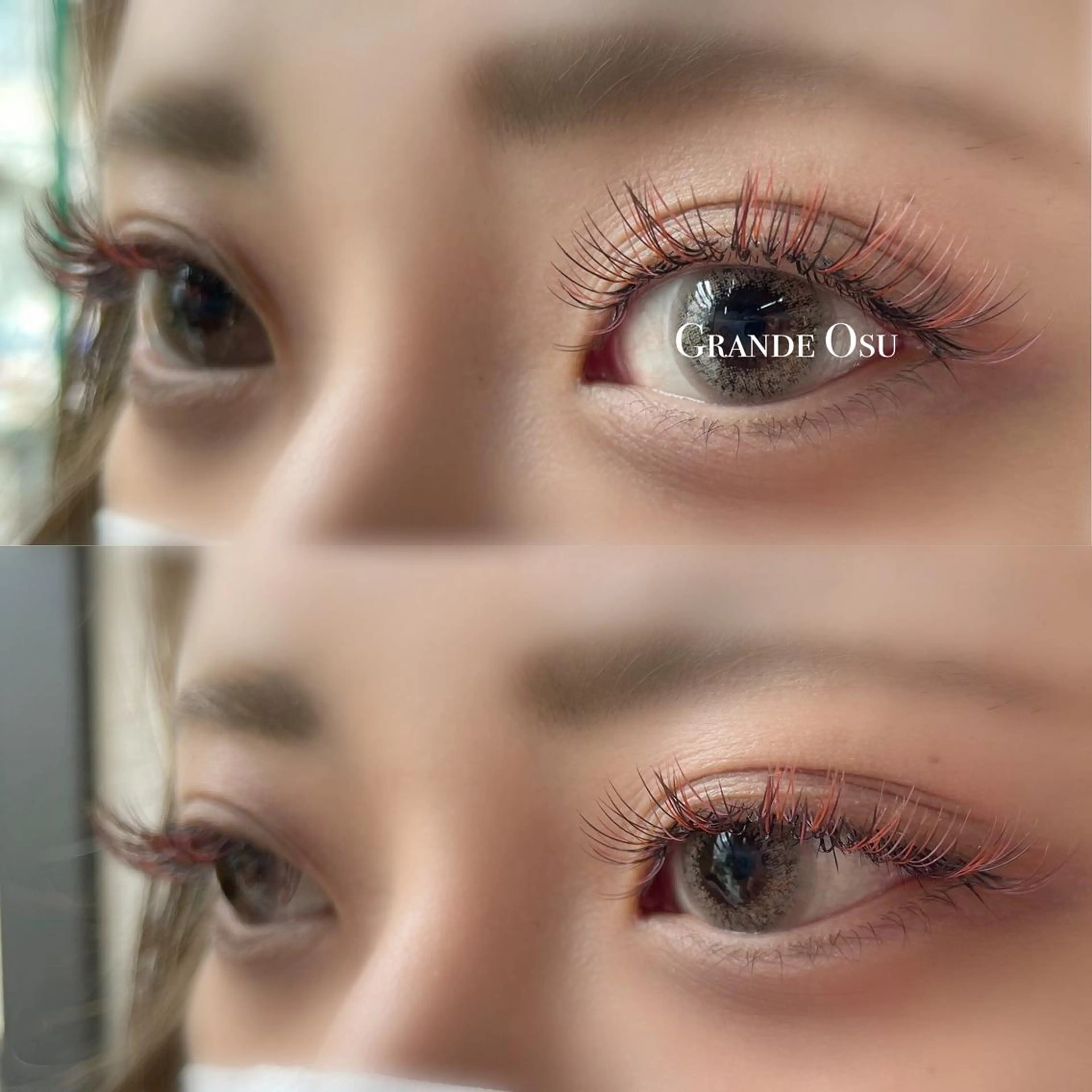 マツエク・マツパ バインドロック Cカール カラーマツエク マツエク GRANDE OSU 藤原/eye店長のマツエク・マツパデザイン