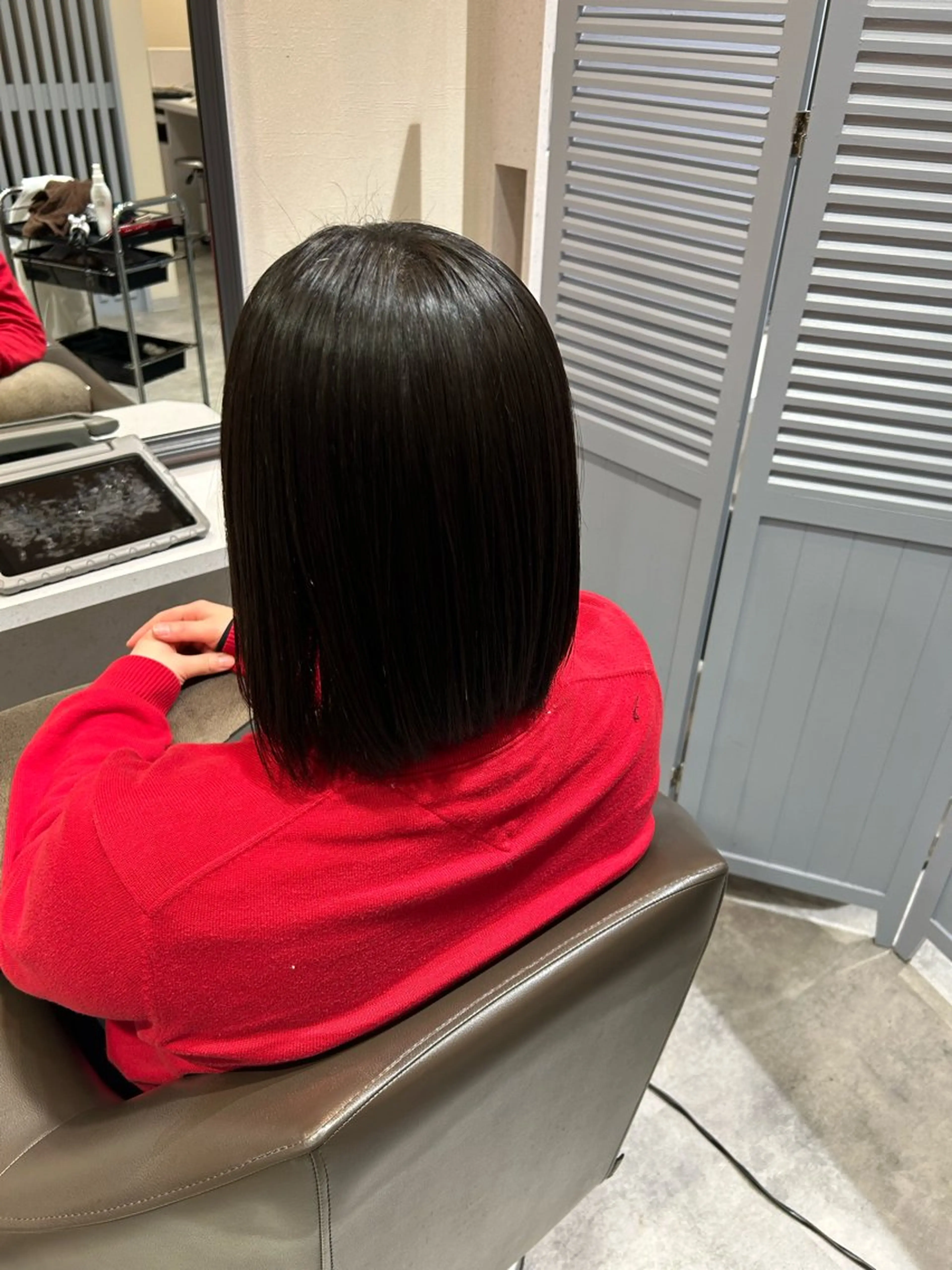 ミディアム 縮毛矯正 トリートメント SUGAR/ソウ モデル募集中‼︎のヘアスタイル