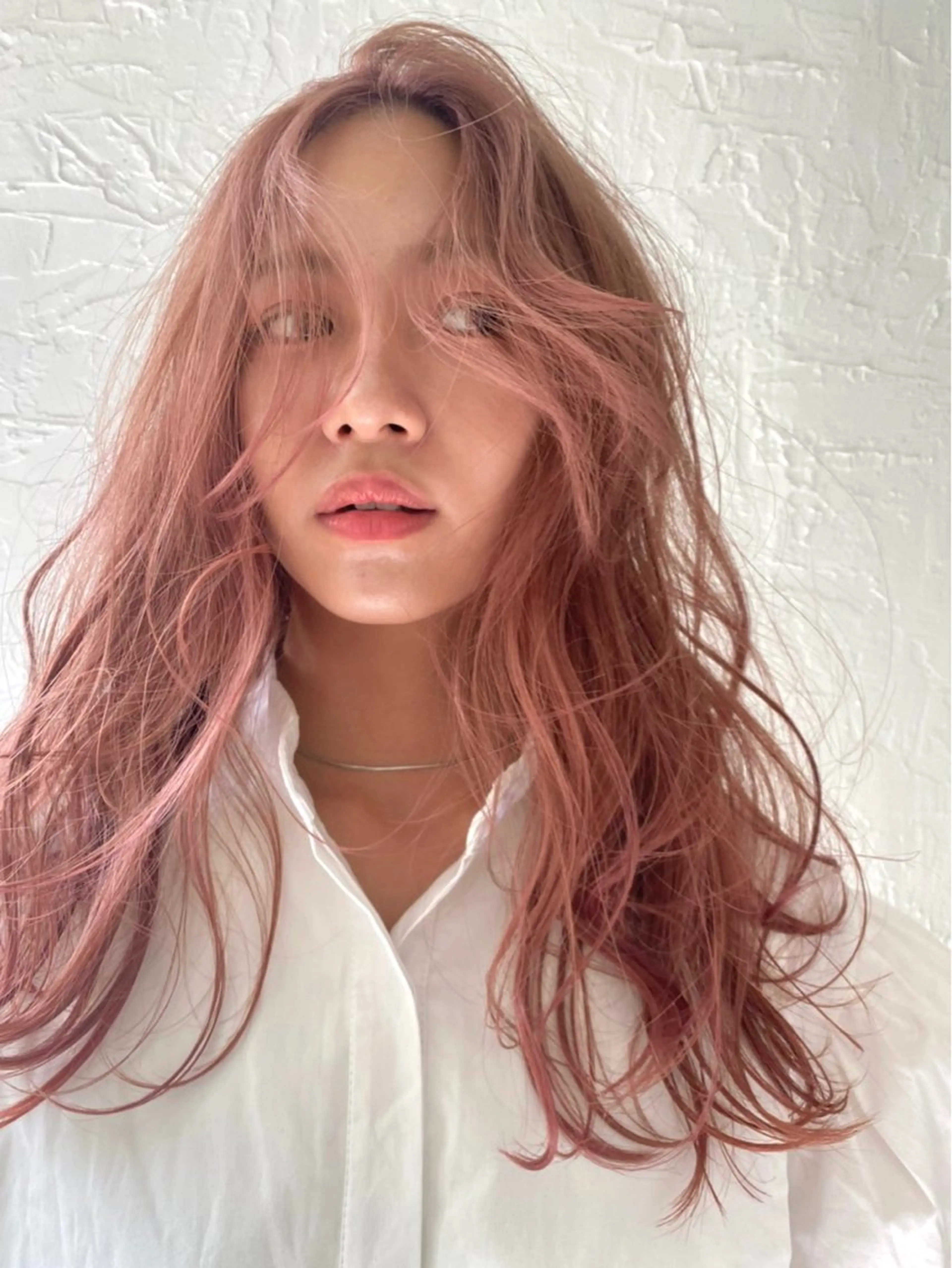 セミロング レイヤーカット タナカ レイのヘアスタイル