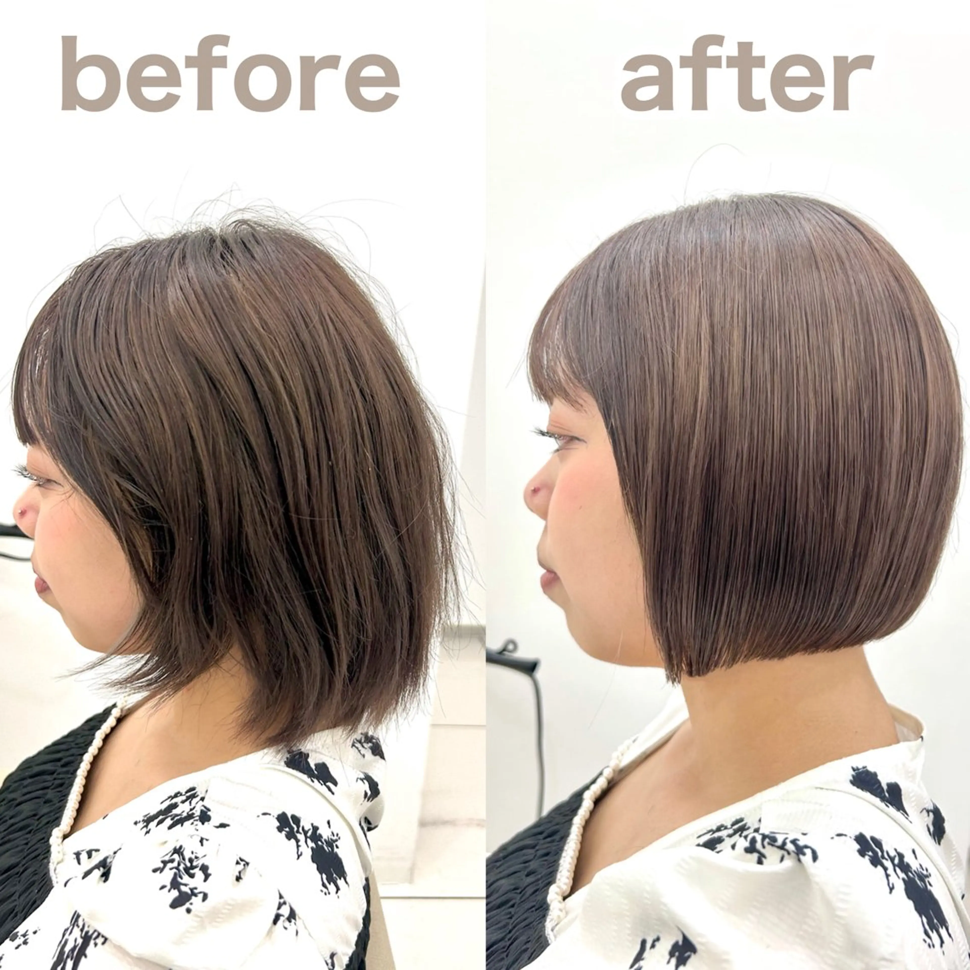 ショート 韓国顔まわり/前髪 /レイヤー/いつきのヘアスタイル