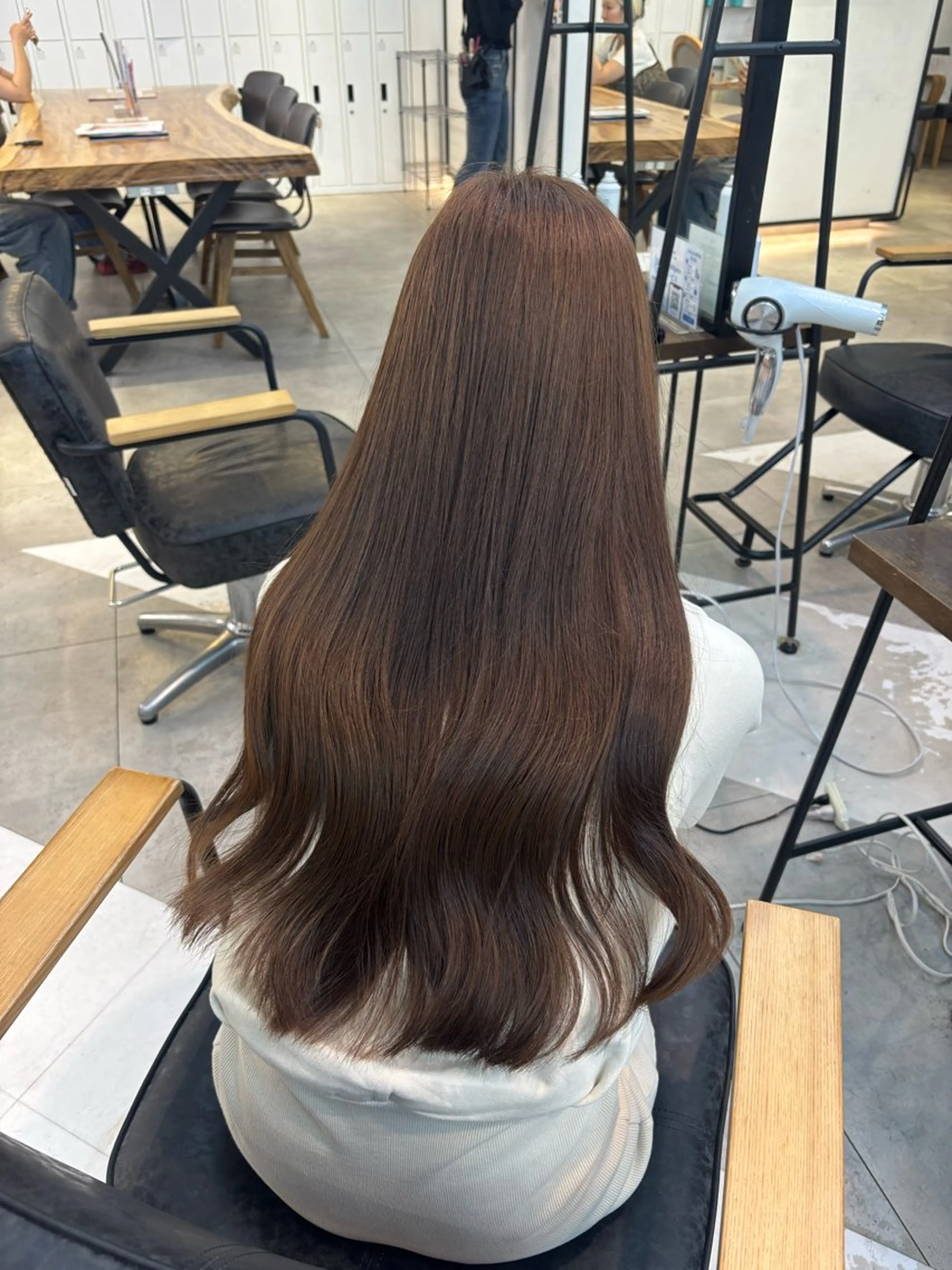 ロング カラー ヘアカラー ガーリーネイル hiroka🩰🎀のネイルデザイン