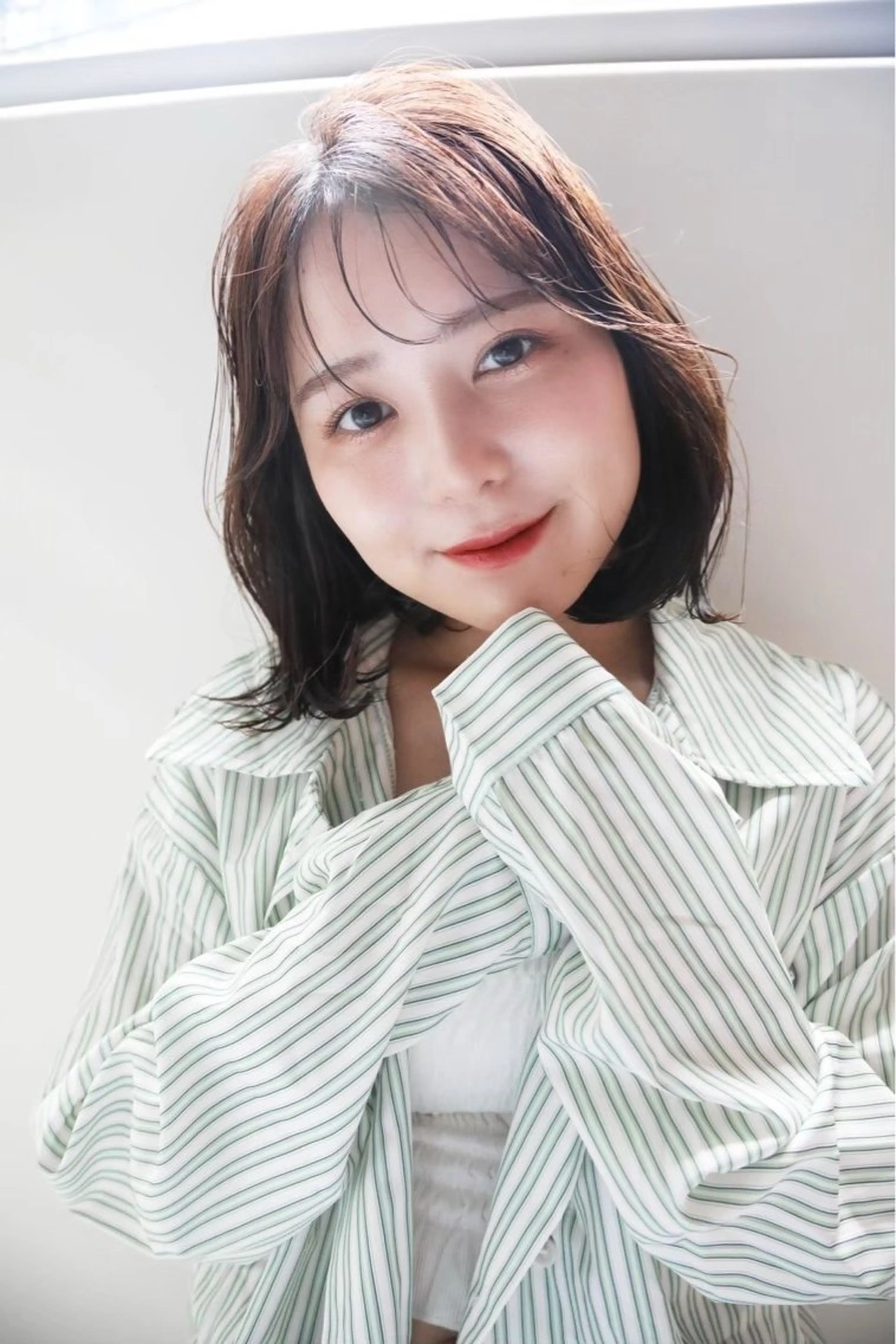 ショート オリーブ🫒レイヤー /平尾/りの‎🤍のヘアスタイル