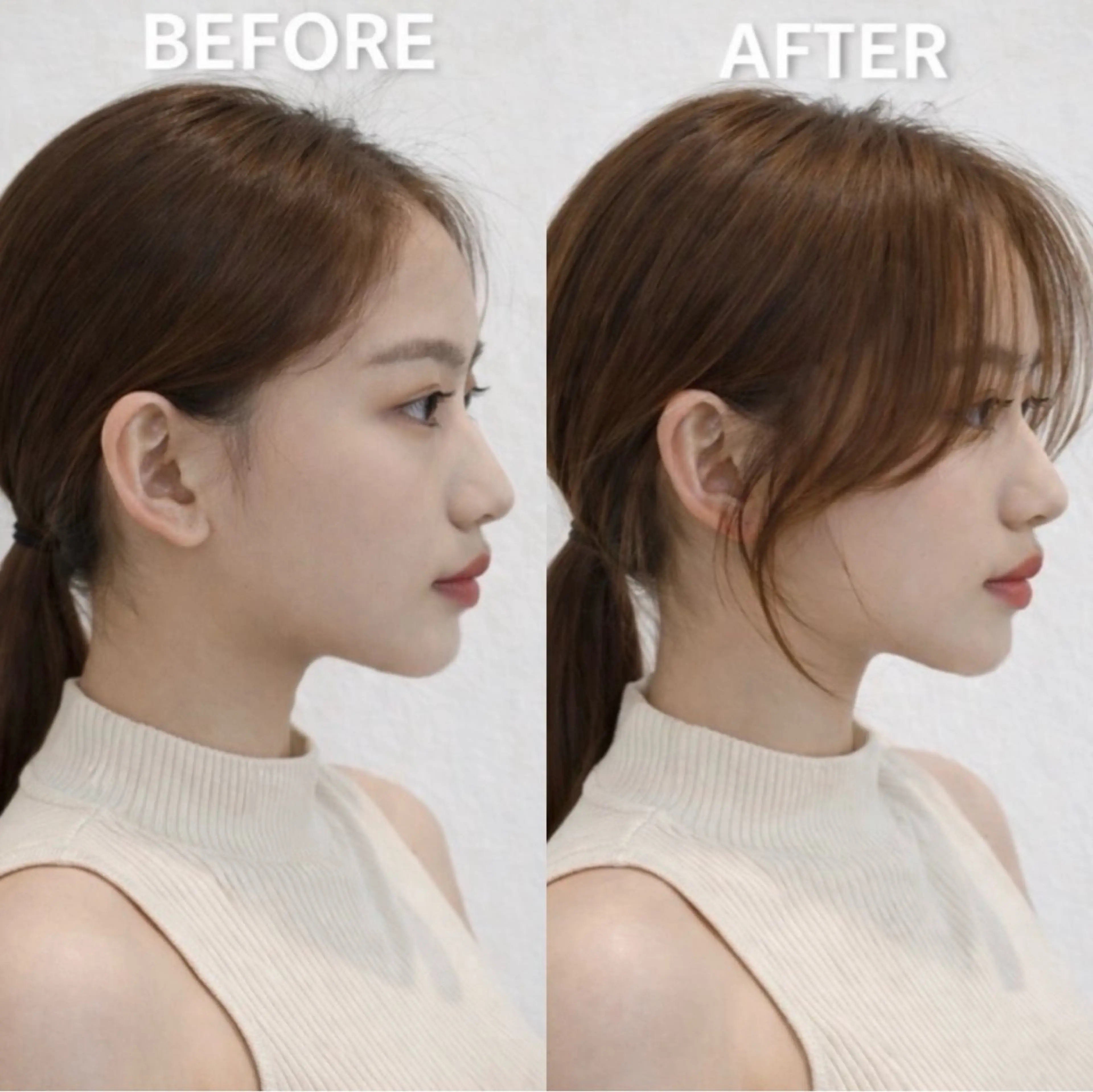 ロング 顔まわりレイヤー 韓国風ヘア レイヤーカット 似合わせカット 小顔カット カット トリートメント 髪質改善カラー白鷺駅 中嶋晴斗のヘアスタイル