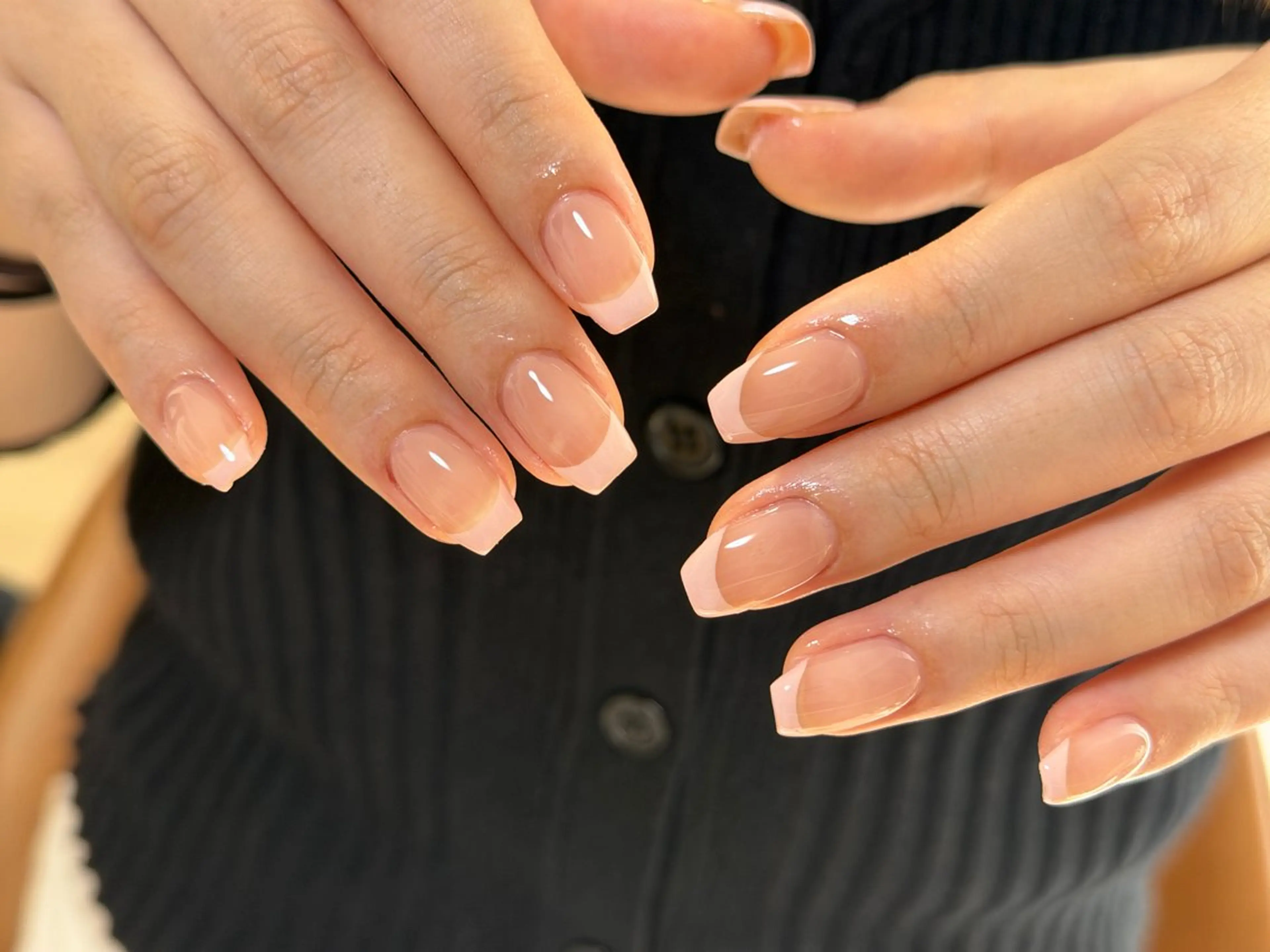 ネイル フレンチネイル ハンドネイル 33 nail salon 徳山里美のネイルデザイン