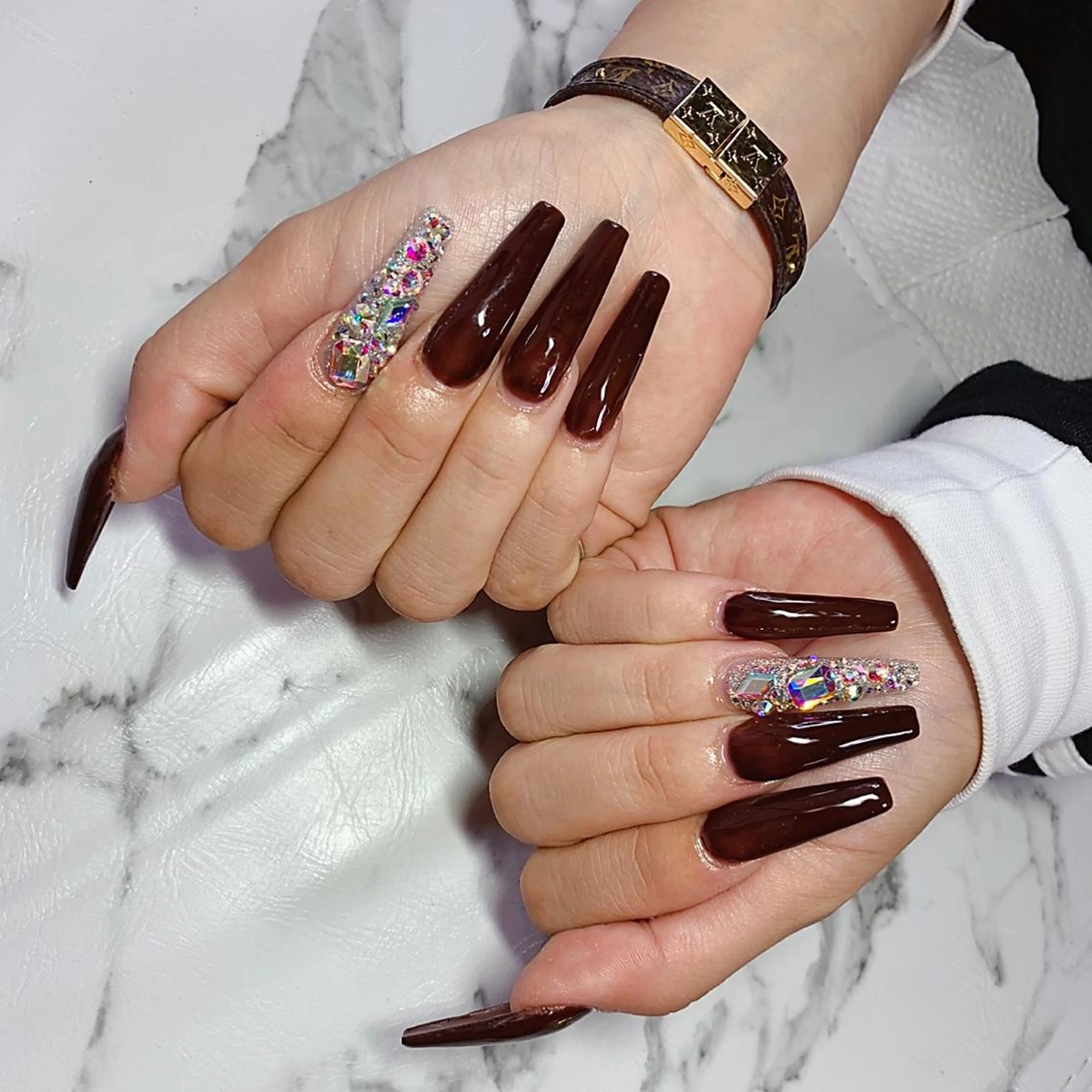 ネイル アニマル柄 アートネイル ニュアンスネイル ワンカラーネイル スカルプネイル ハンドネイル x.1.0.nail ♡Cのネイルデザイン