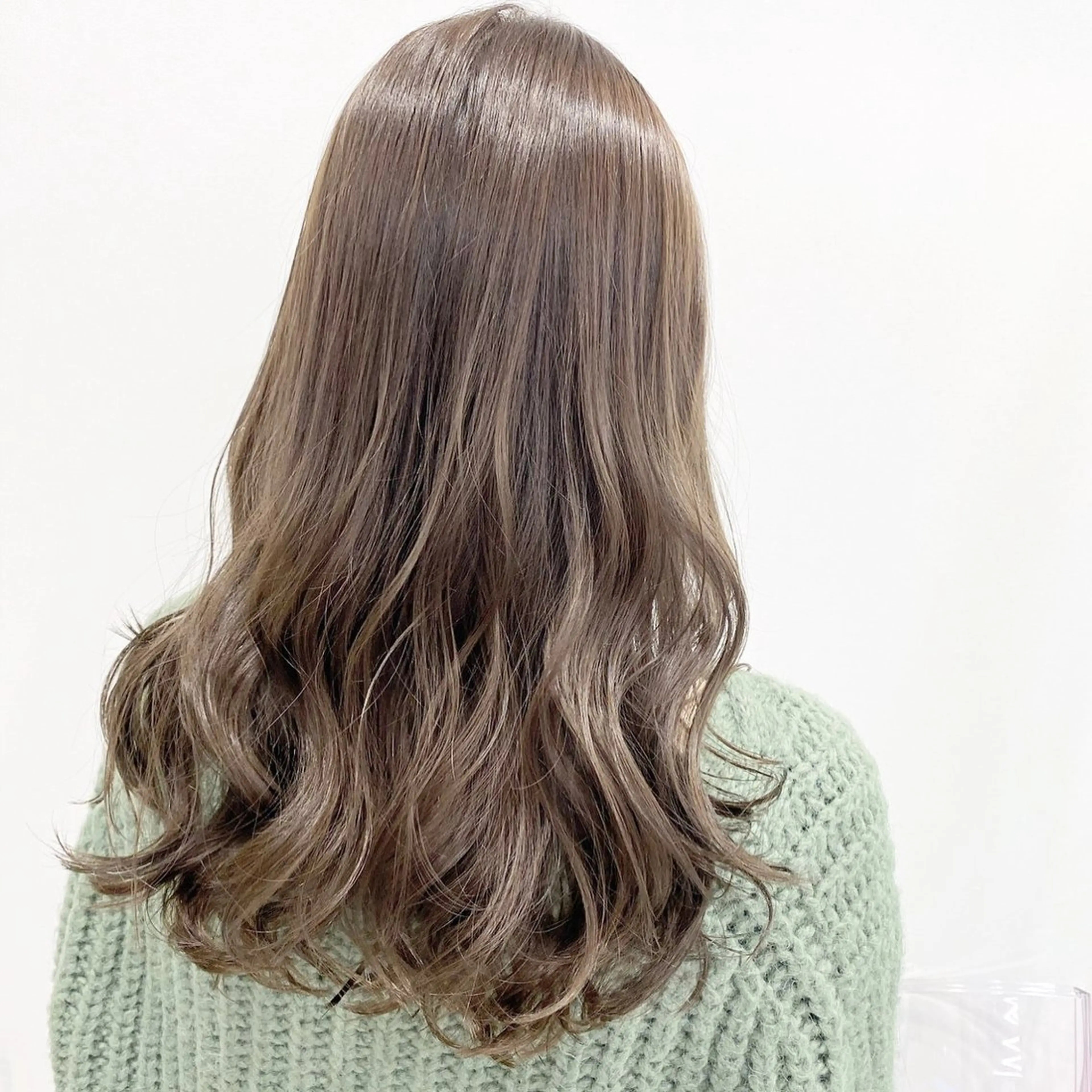 前髪カット➕ワンカラー➕トリートメント🫧の写真