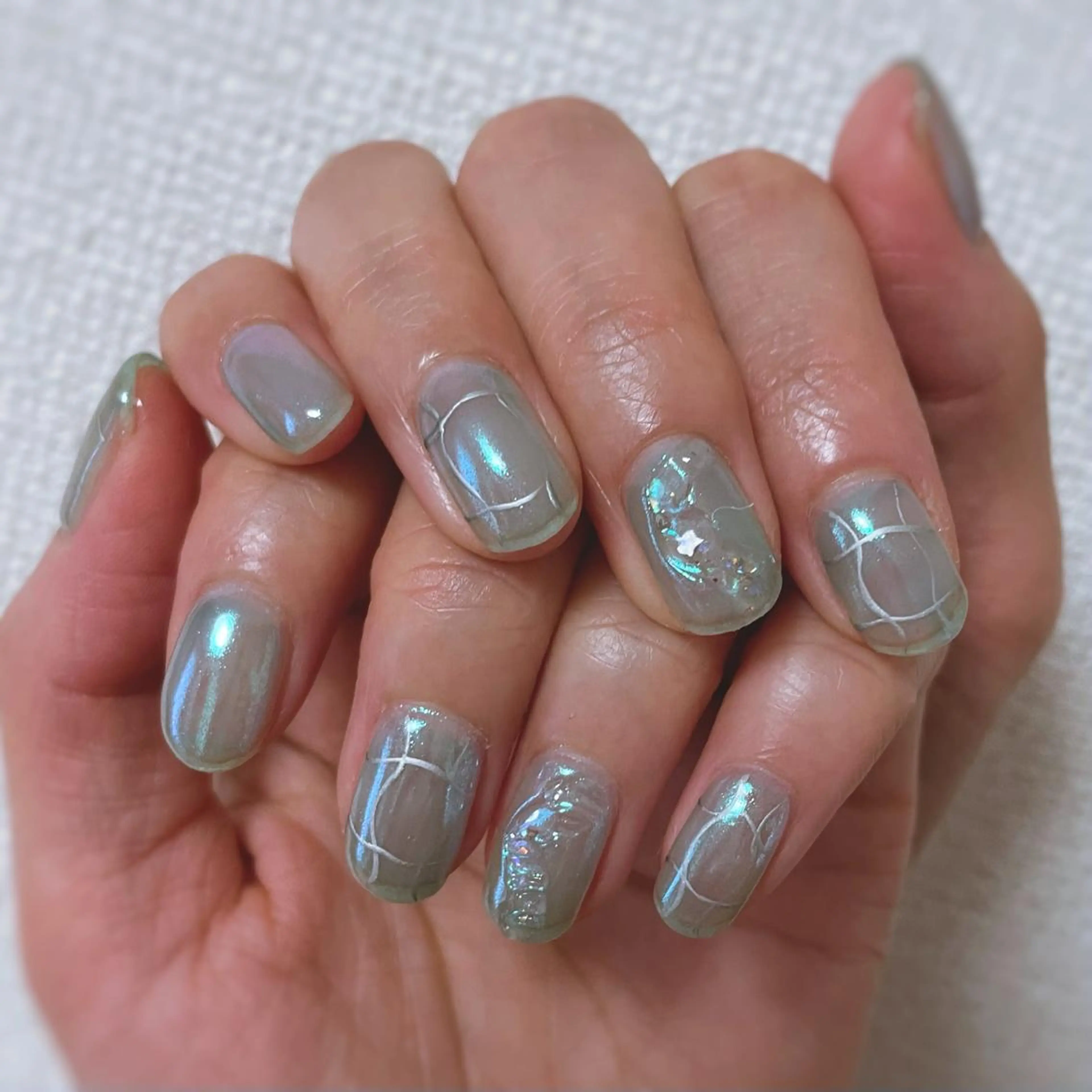 ネイル ニュアンスネイル 夏ネイル A-nail エーネイル所属・M. ERIのネイルデザイン