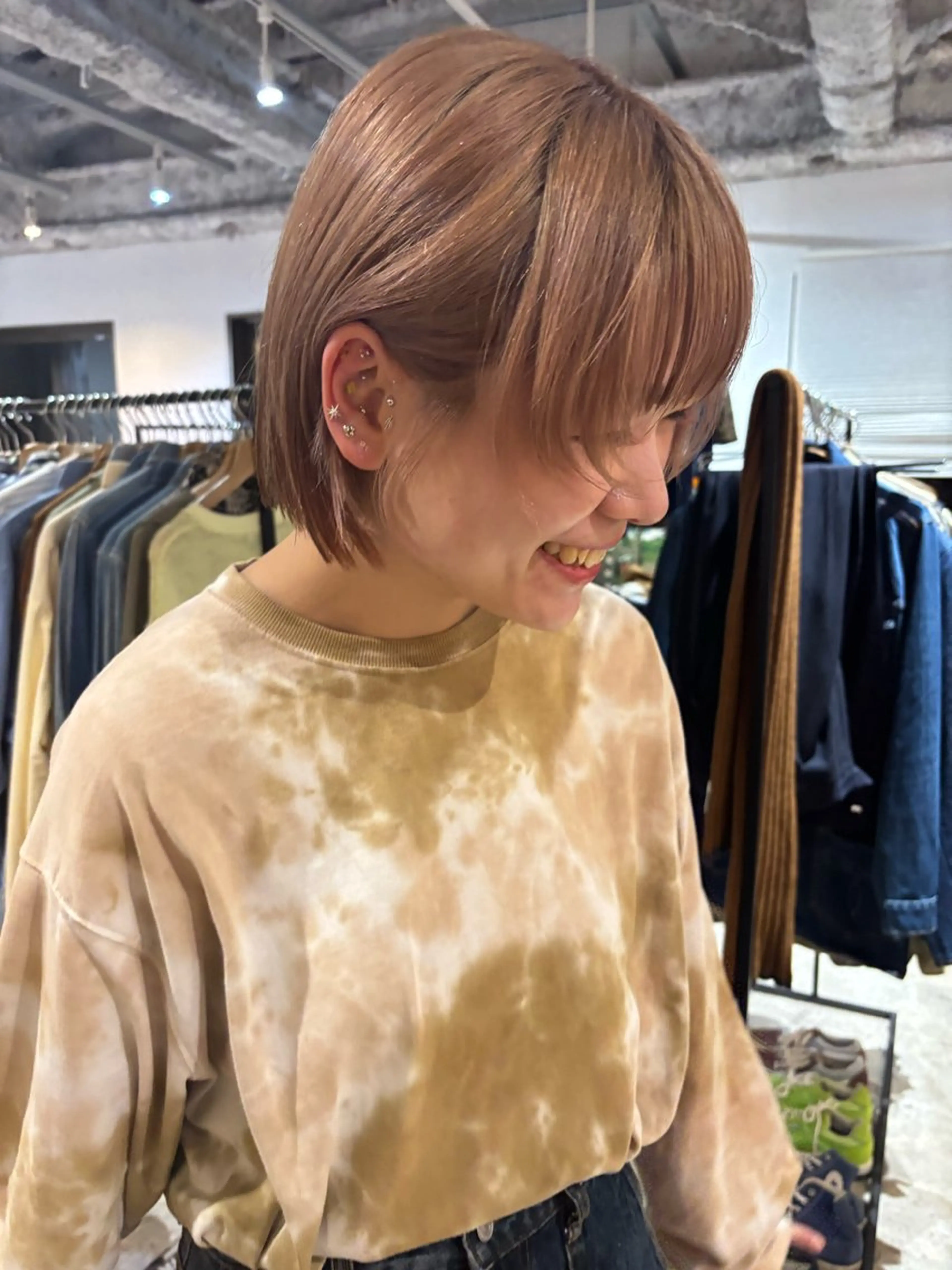 ショート カラー カット ヘアカラー Hayashi Shioriのヘアスタイル