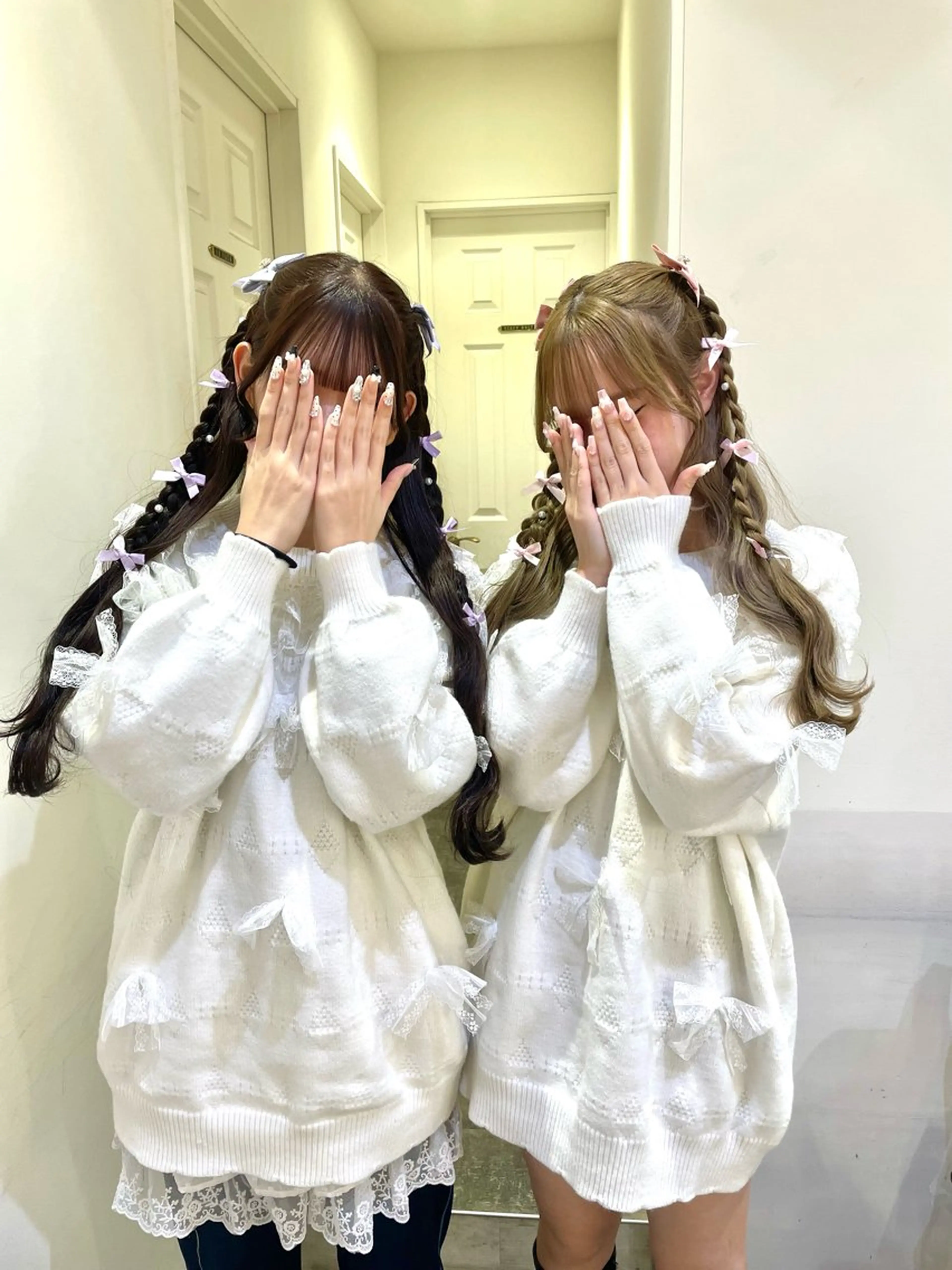 ヘアアレンジ ハイトーンカラー/ 長さだし🐇きょうかのヘアスタイル