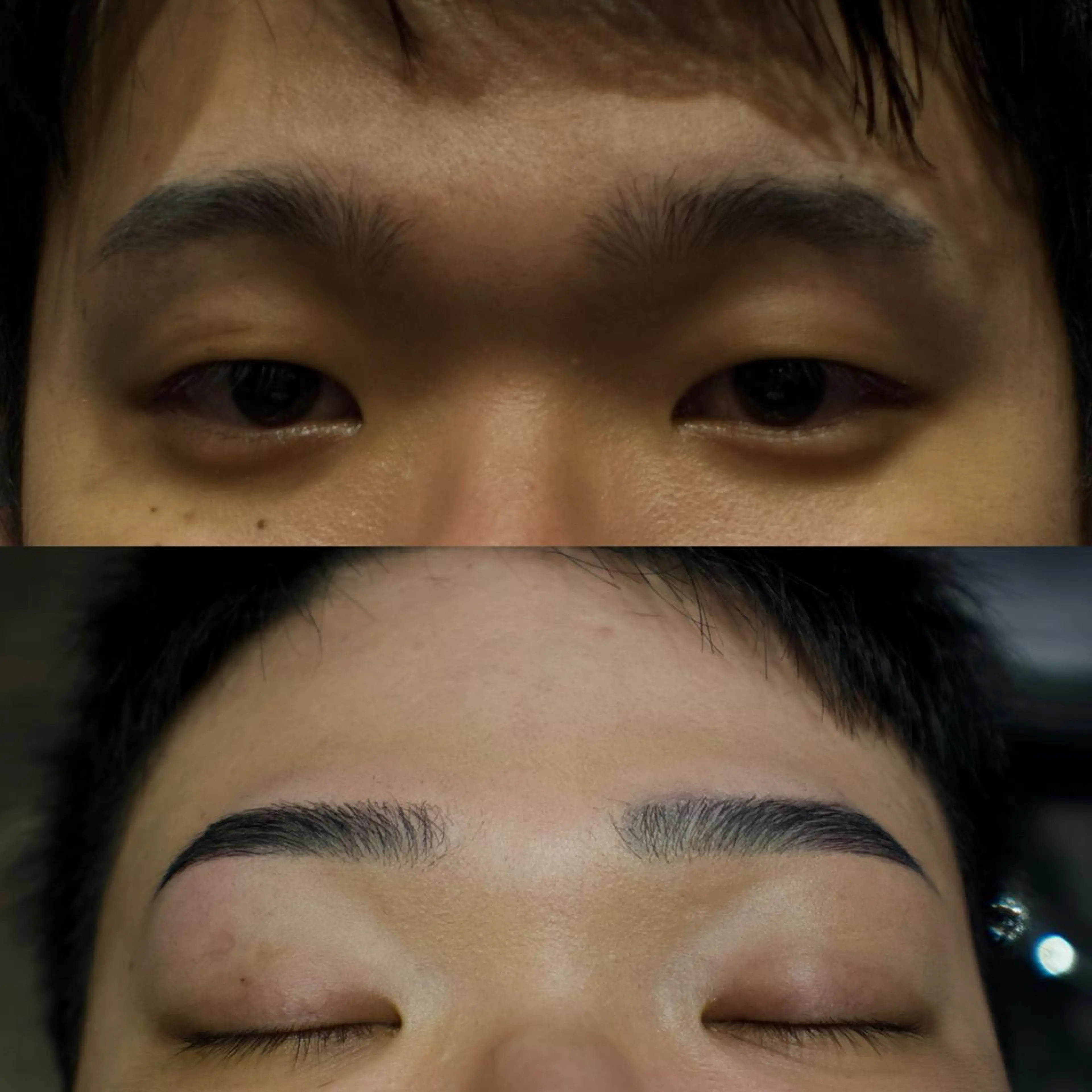 メンズ アイブロウ 眉毛ワックス脱毛 ワックス脱毛 眉カット その他(アイブロウ) メンズ眉毛ワックス 青山英憲のヘアスタイル