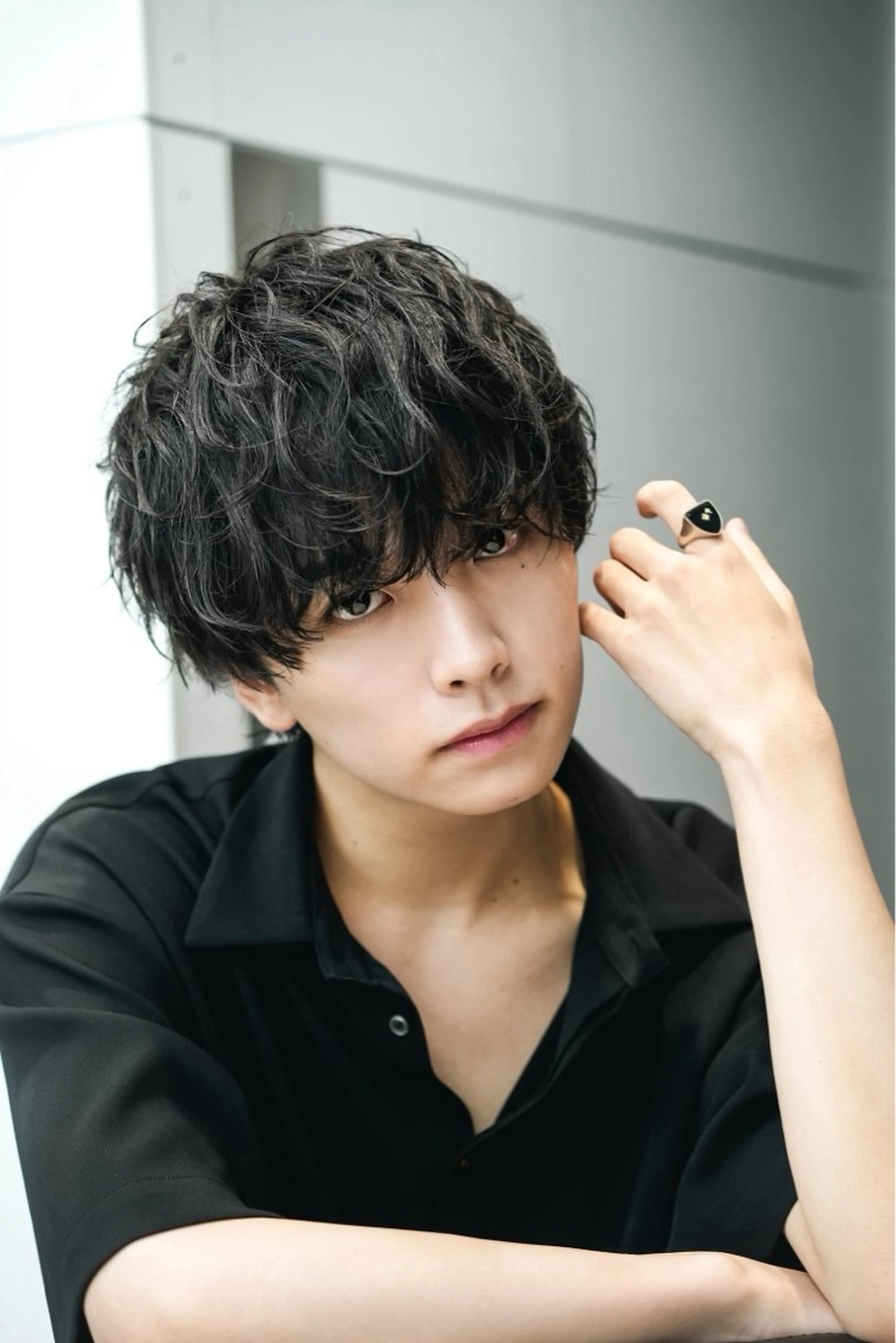 メンズ 波巻きパーマ LIPPS hair 立川店所属・メンズ特化美容師 金子由翔のヘアスタイル