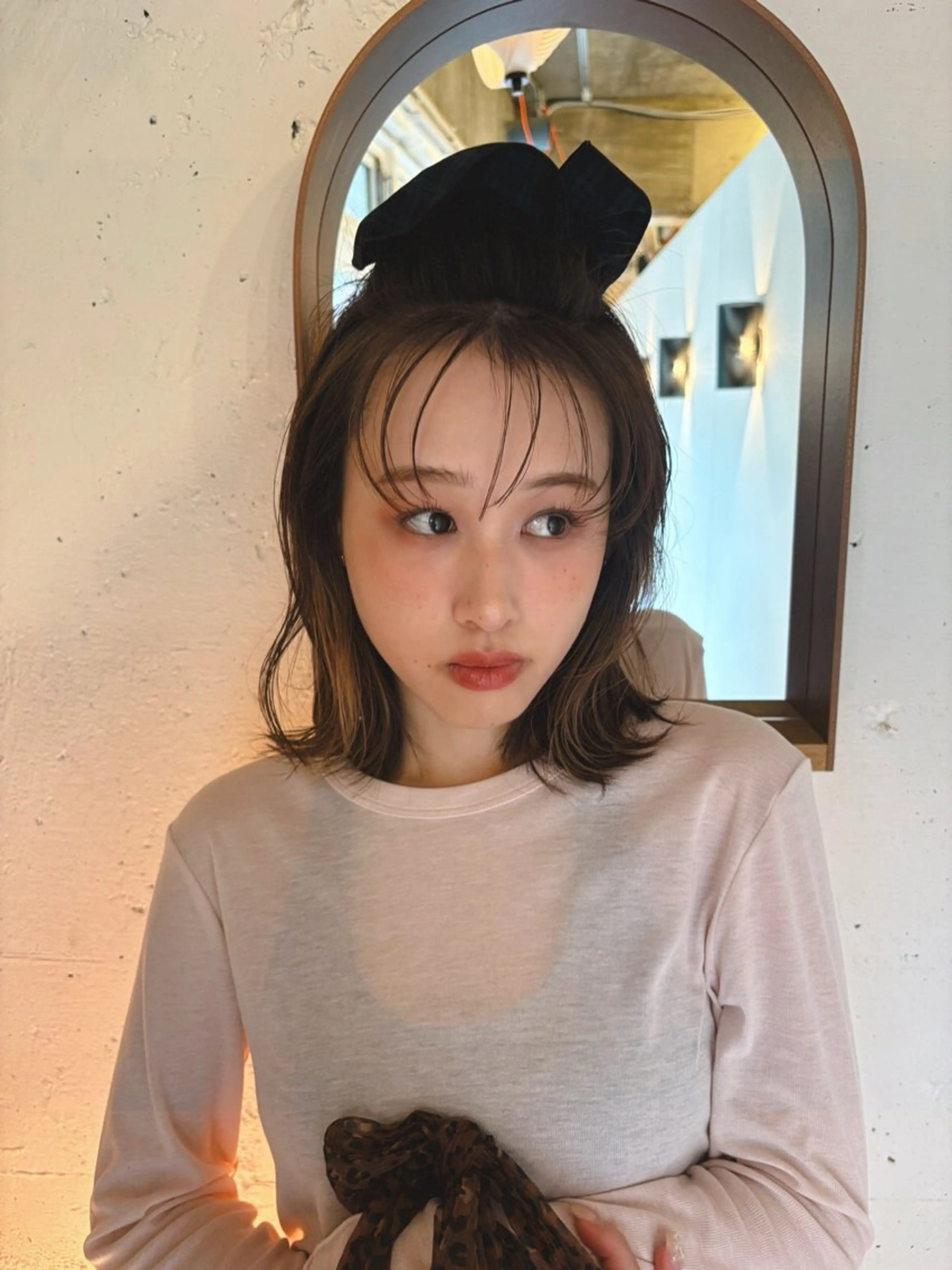 ミディアム SAN所属・cut無料/レイヤー momoha🐰🪡のヘアスタイル