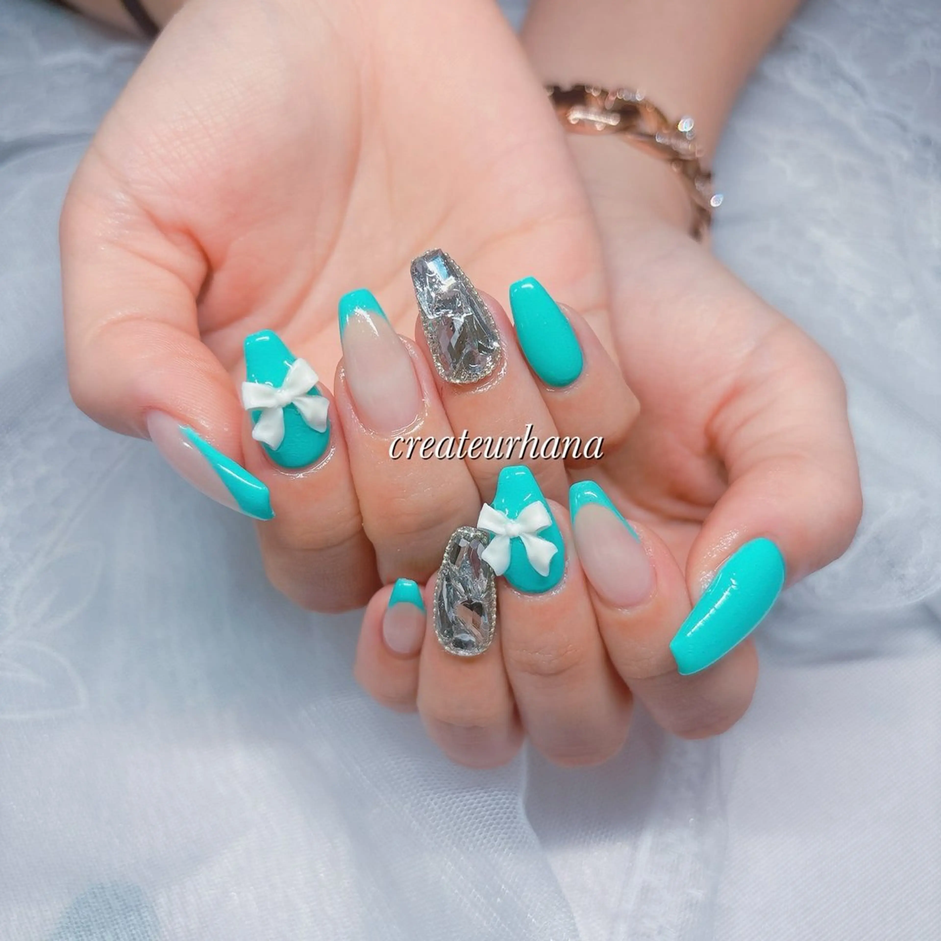 ネイル クレアトゥール華所属・クレアトゥール華 西村のネイルデザイン