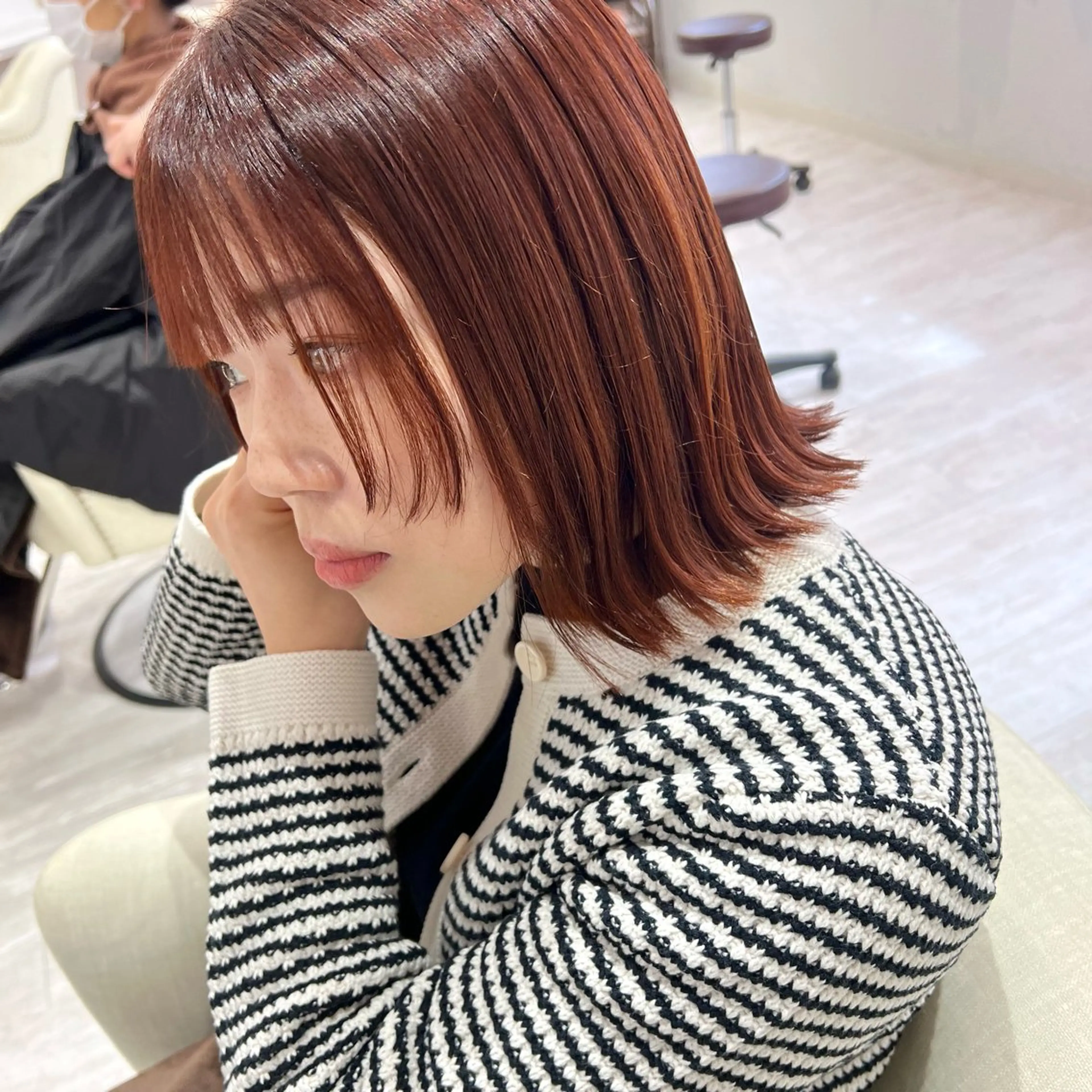 ミディアム カラー カット ヘアカラー トリートメント 【髪質改善】 【美髪矯正】🌻店長のヘアスタイル