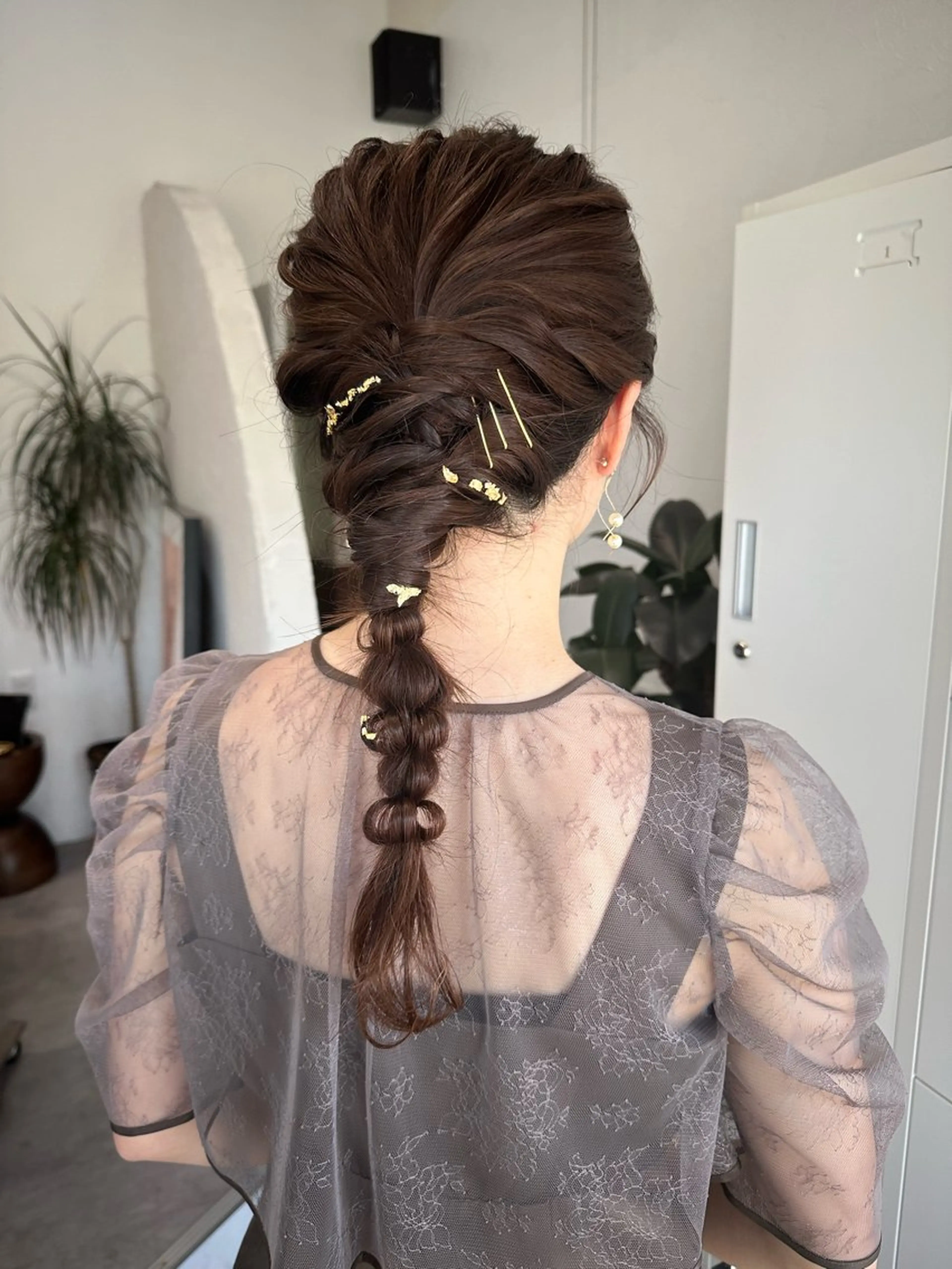 ロング ヘアセット 🌈トップデザイナー 金沢駅近nanamiのヘアスタイル