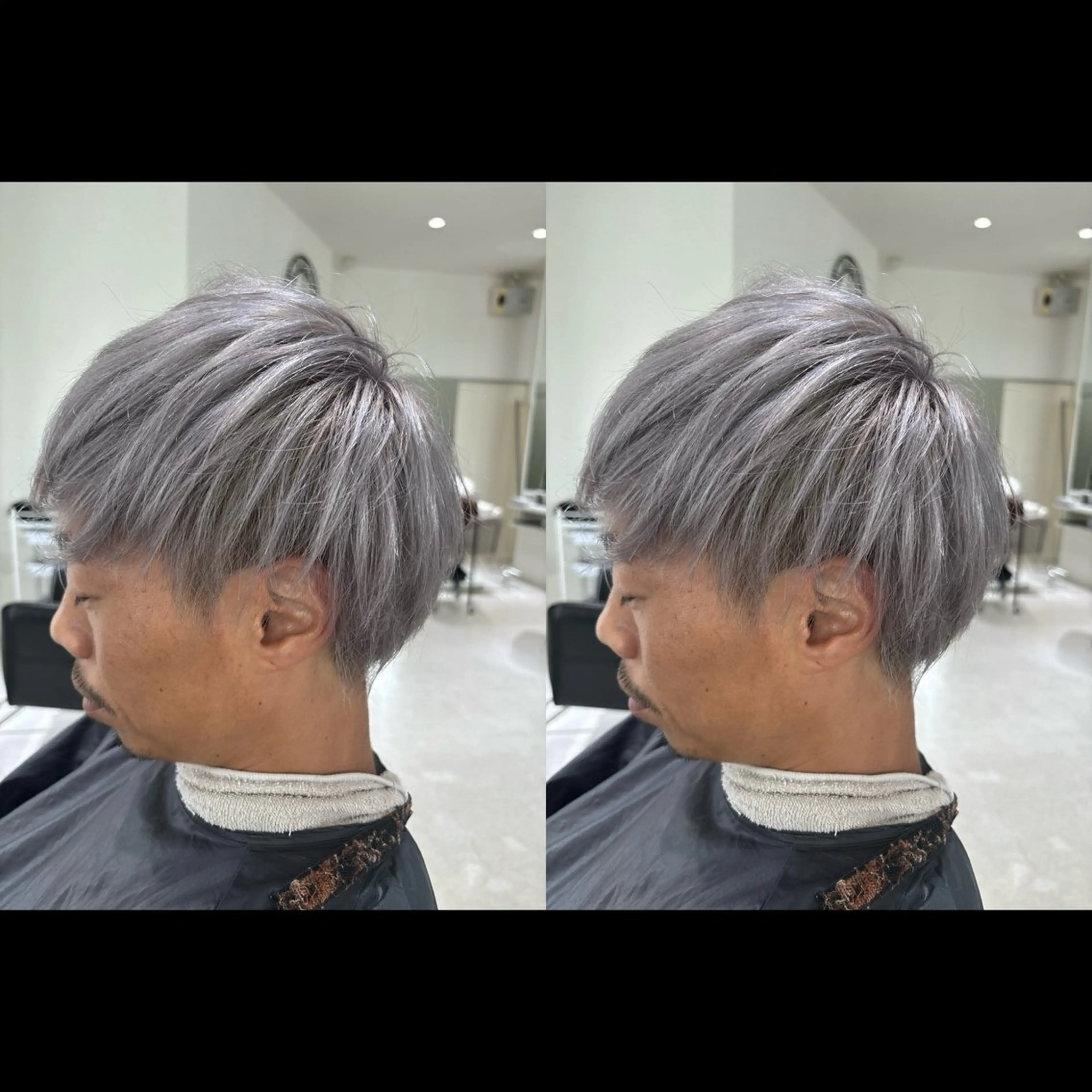 ショート カラー シルバー ヘアカラー カットスタジオケン所属・【9時〜24時】 KENのヘアスタイル
