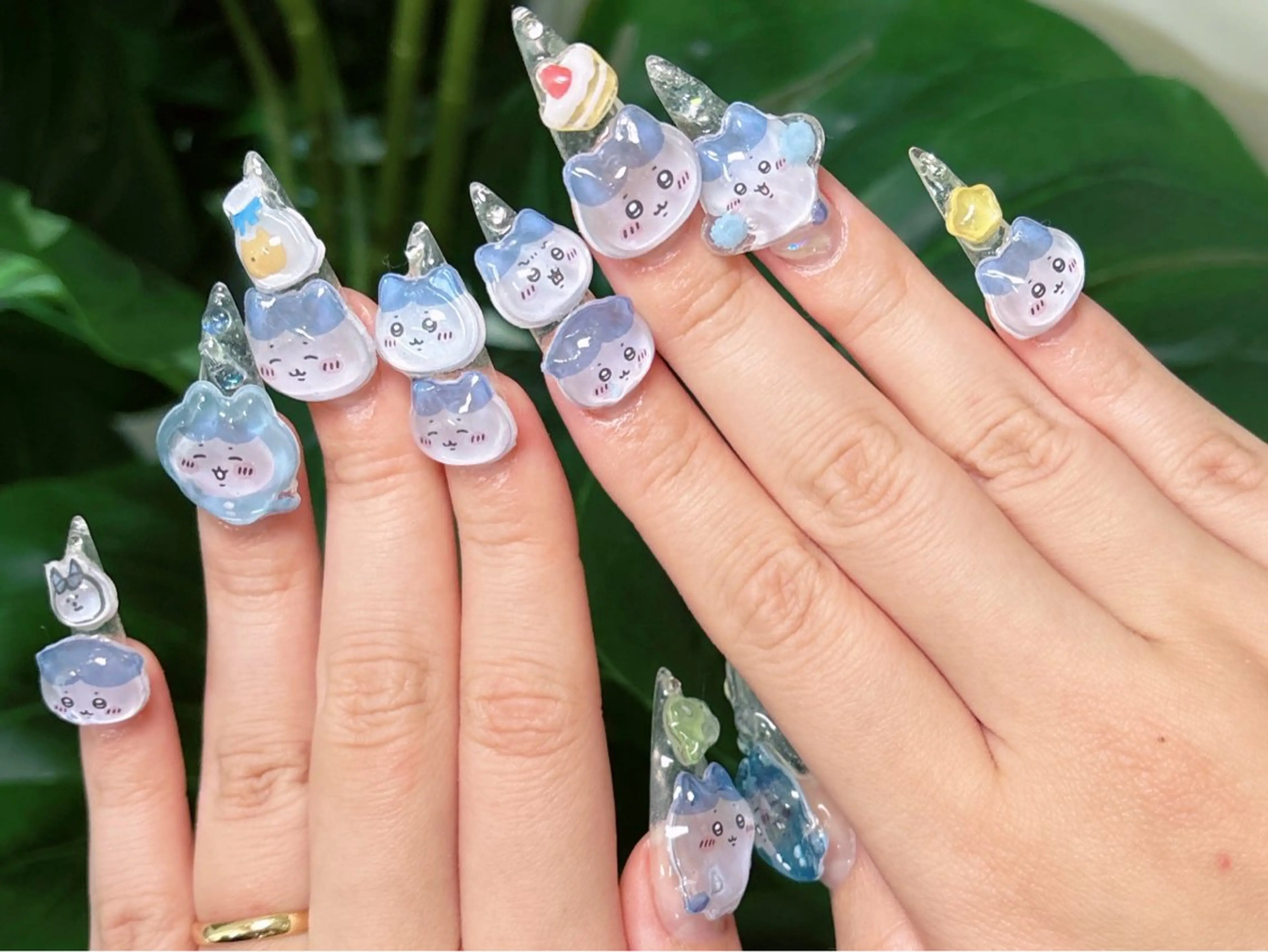 ネイル ジェルネイル 韓国ネイル マグネットネイル 持ち込み ワンカラーネイル ハンドネイル ハンドケア R1🎀Nail💕 池袋東口店のネイルデザイン