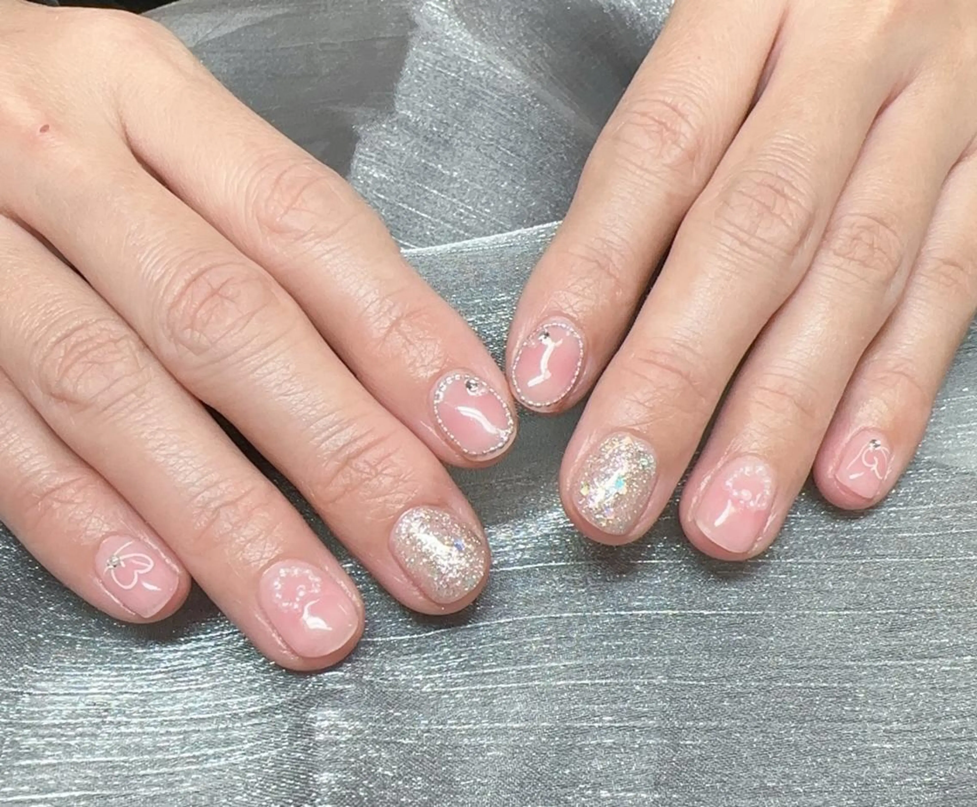 ネイル ハンドネイル ハンドケア Ui_Amor (パラジェル)のネイルデザイン