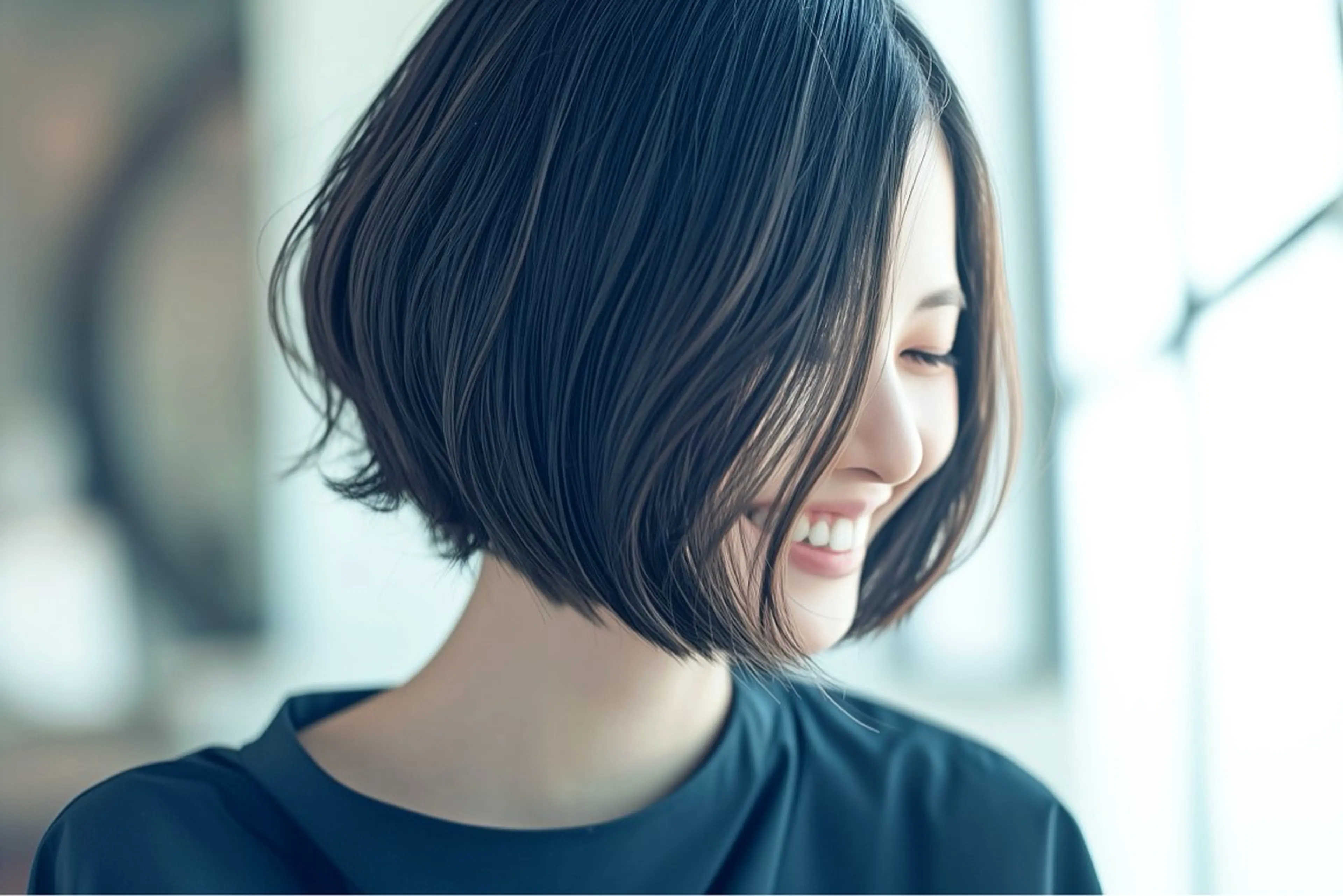 ショート カラー カット ヘアカラー トリートメント 再現性ショートボブ 木又克美のヘアスタイル