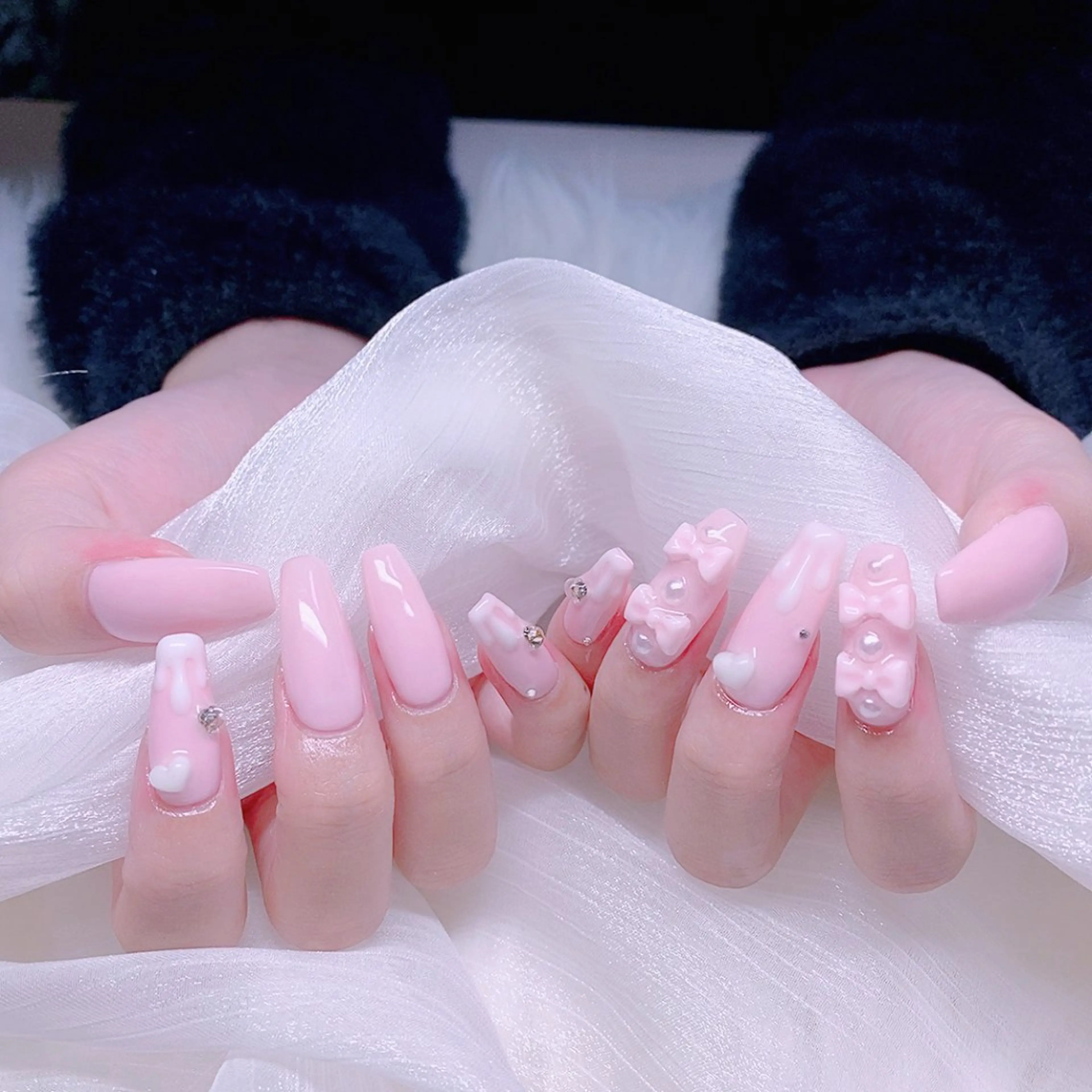 ネイル ピンク Nail Yunaのネイルデザイン