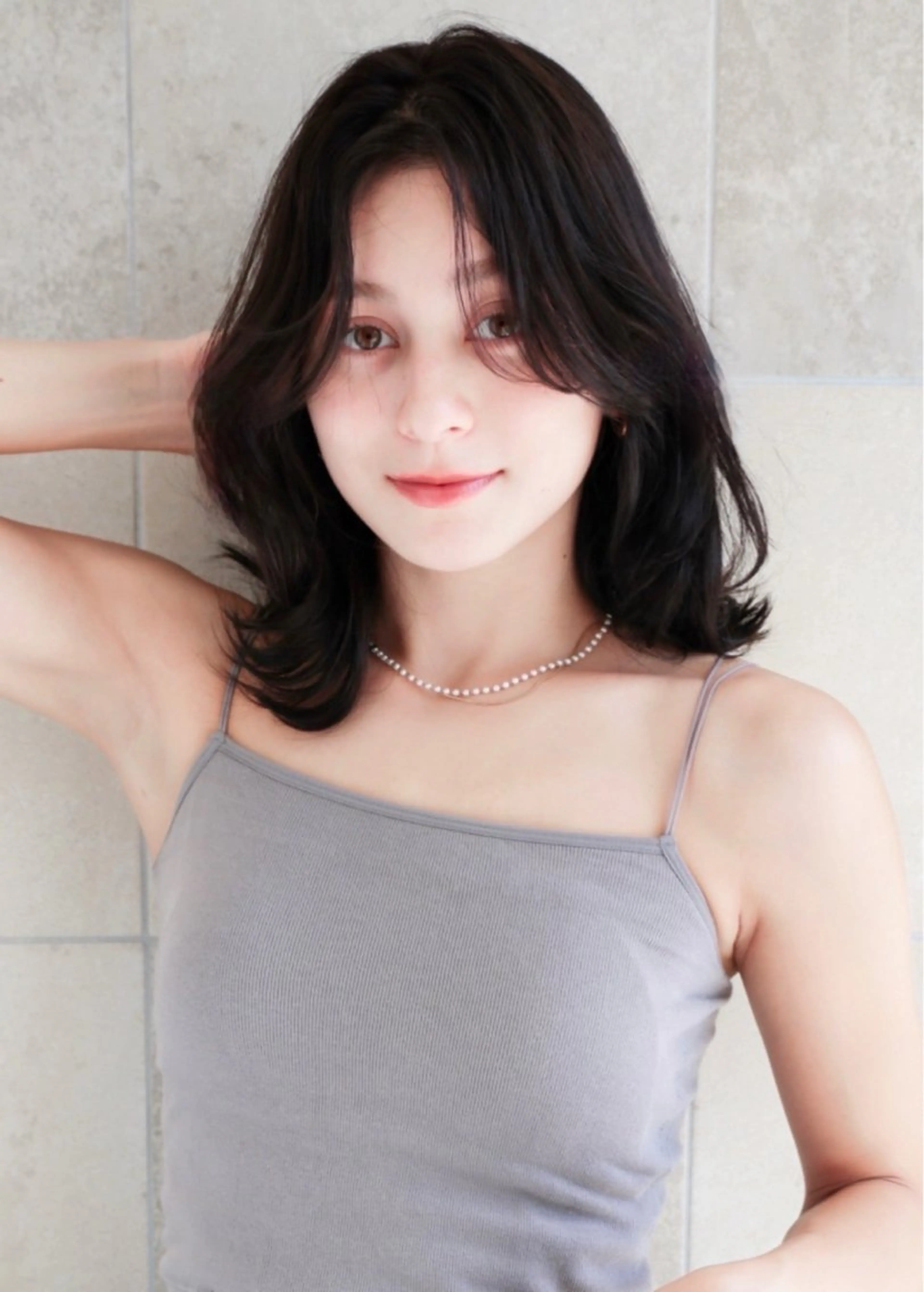 ミディアム カット 東出 レイ🕊のヘアスタイル