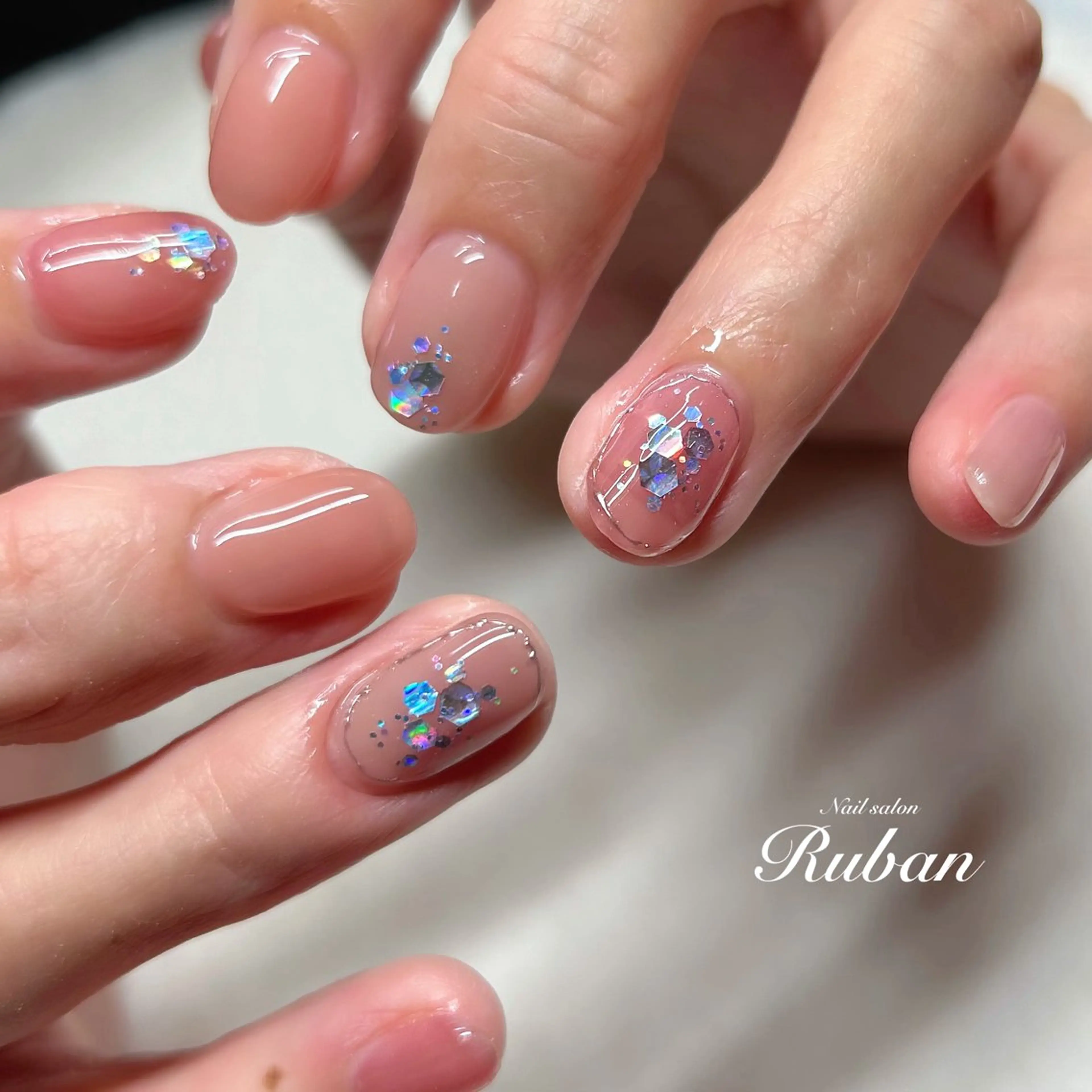 ネイル オフィスネイル ワンカラーネイル Nail salon Ruban所属・Nail salon Rubanのネイルデザイン