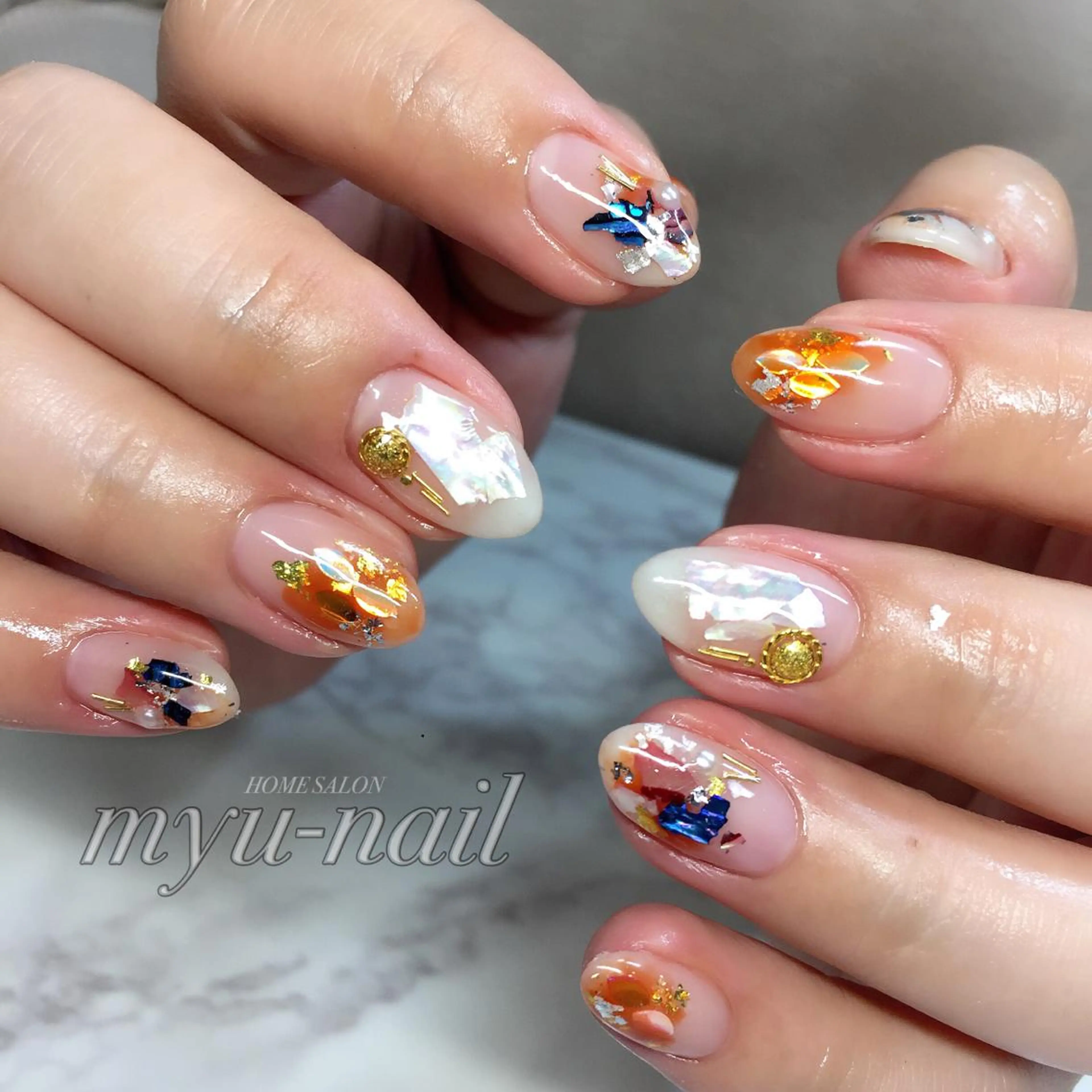 ネイル ホームサロン myu-nailのネイルデザイン