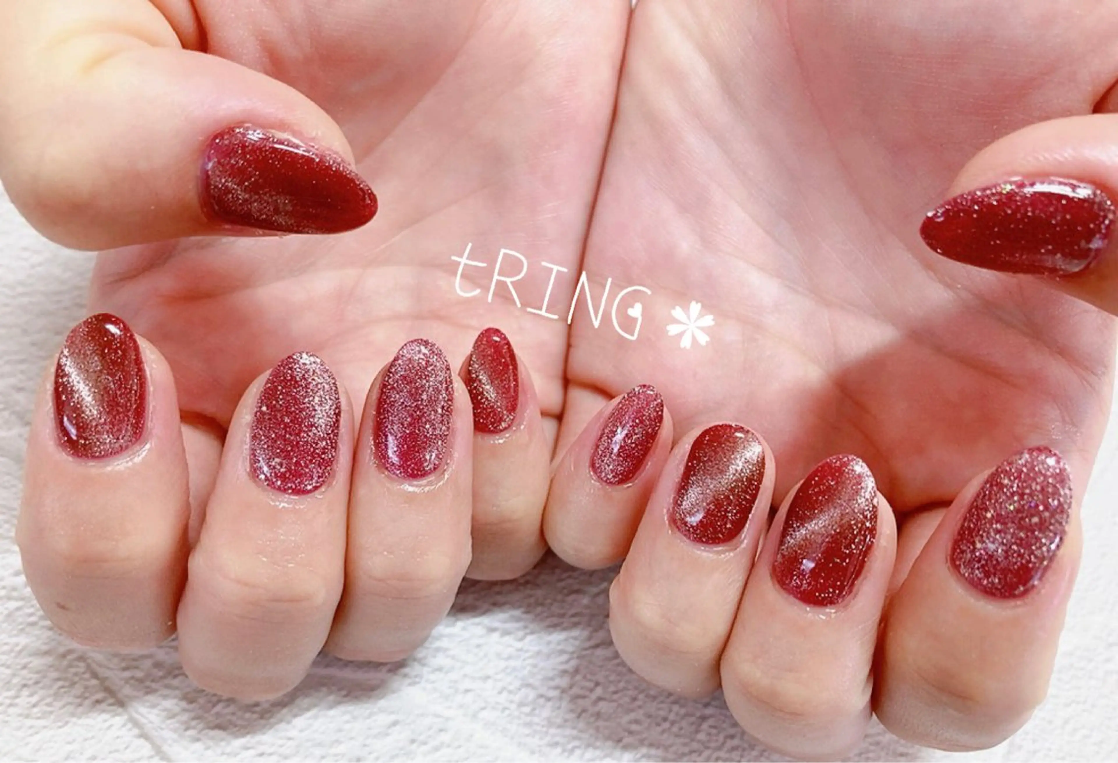 ネイル ハンドネイル tRING* しいの木台のネイルデザイン