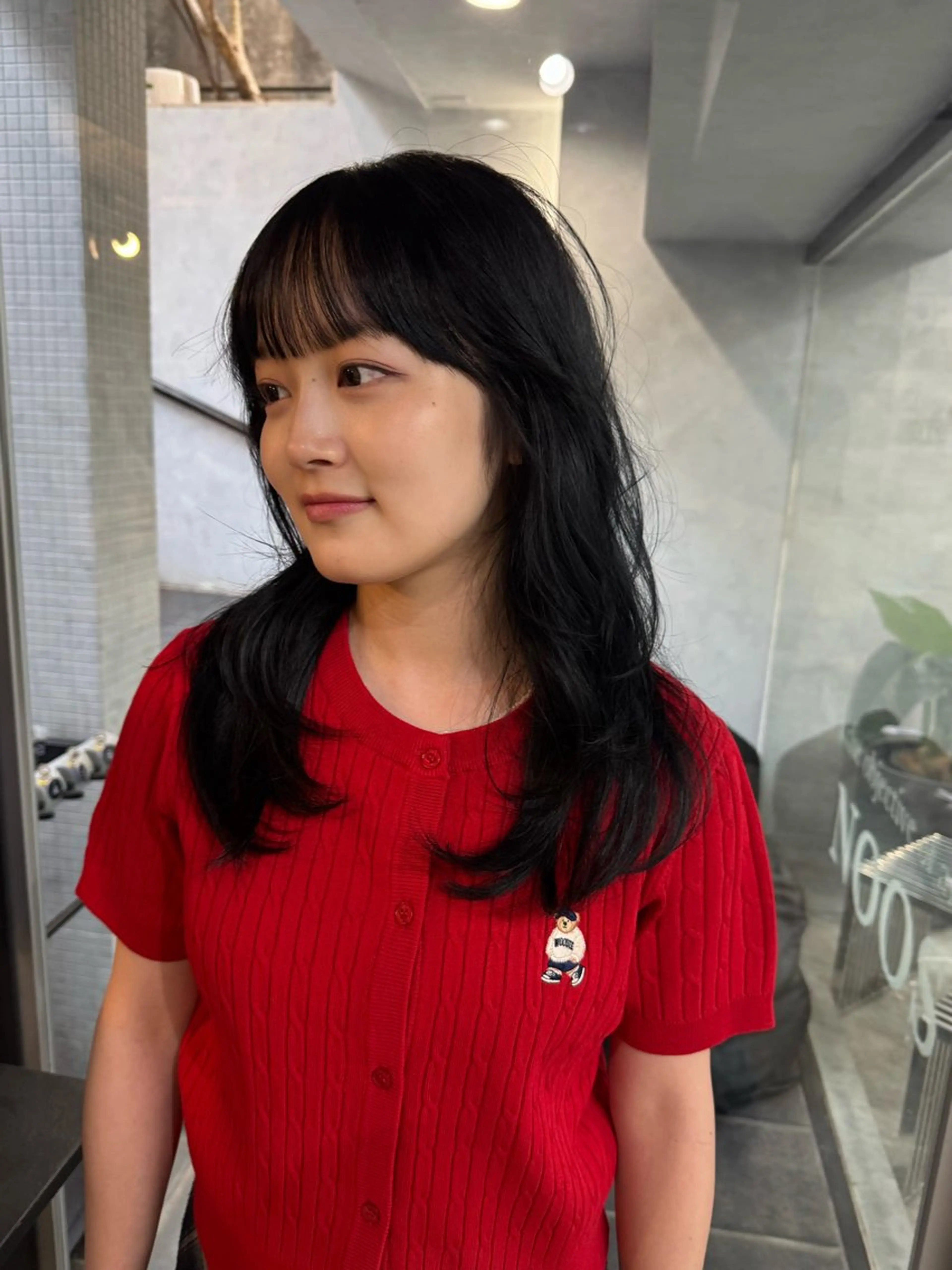 セミロング カラー カット ヘアカラー 表参道/中明度カラー /レイヤー/Youのヘアスタイル