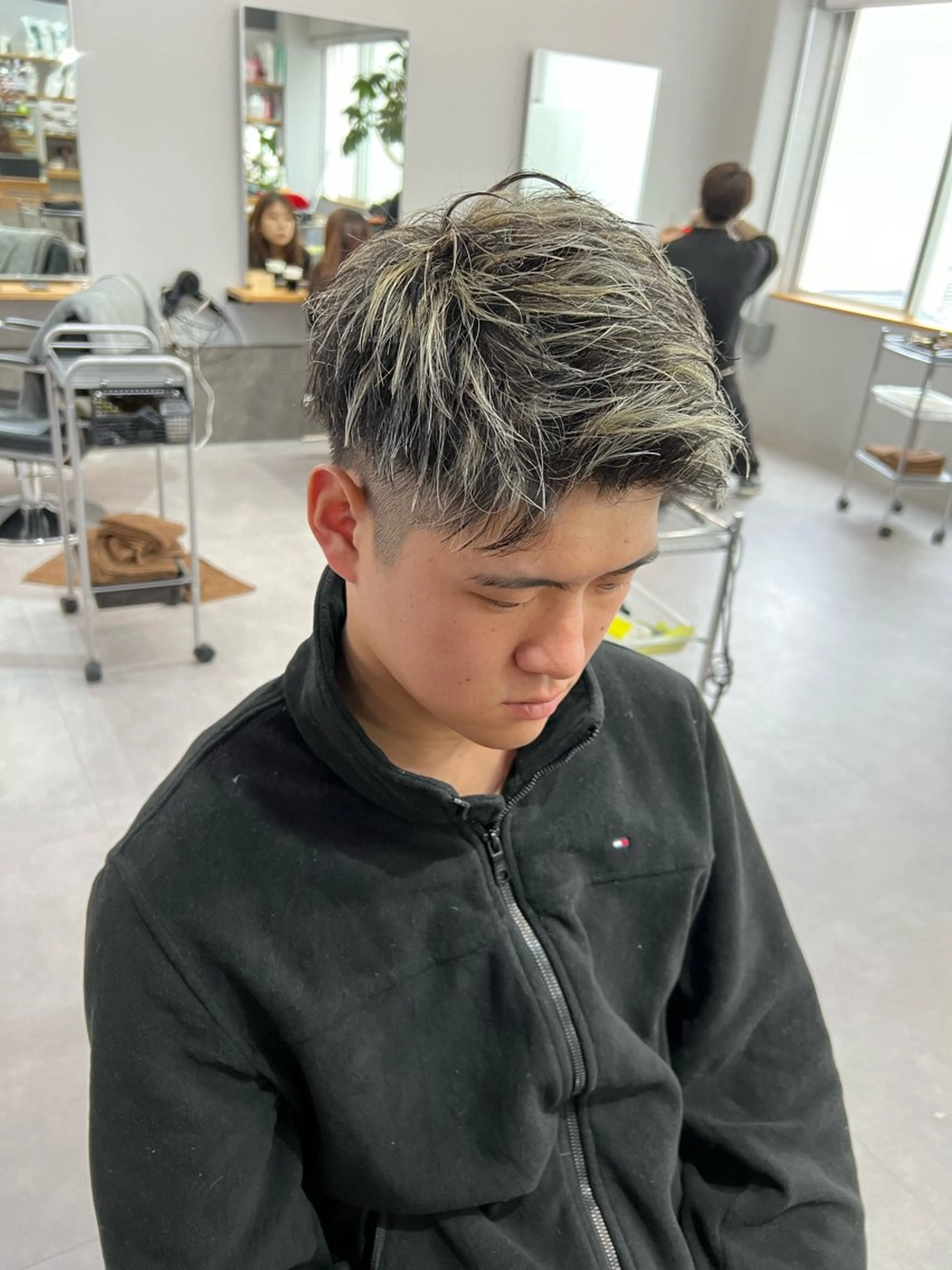 カラー メンズ 金子勇希🔥パーマ 比率90%以上🔥のヘアスタイル